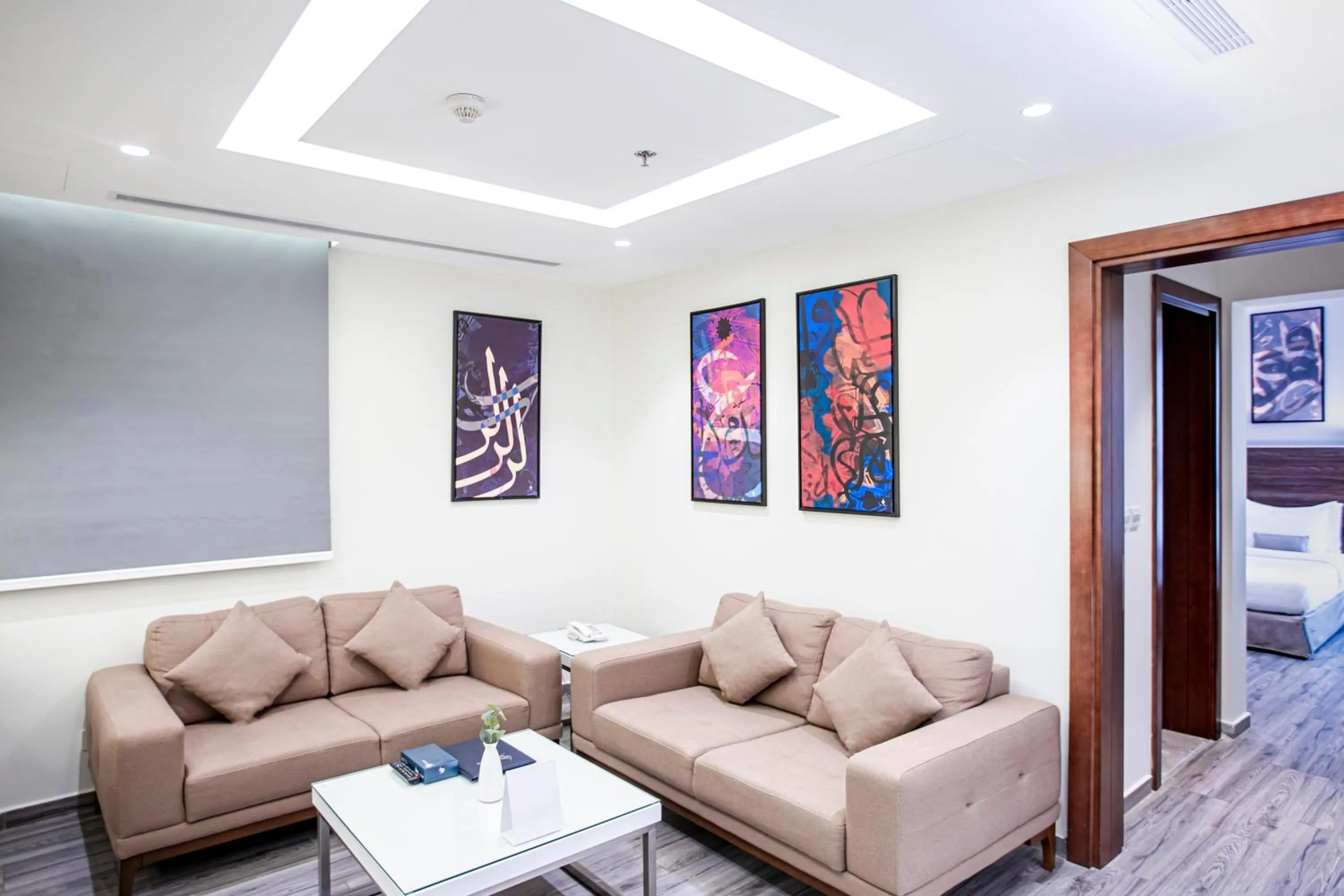 Living room in Hafawah Suites