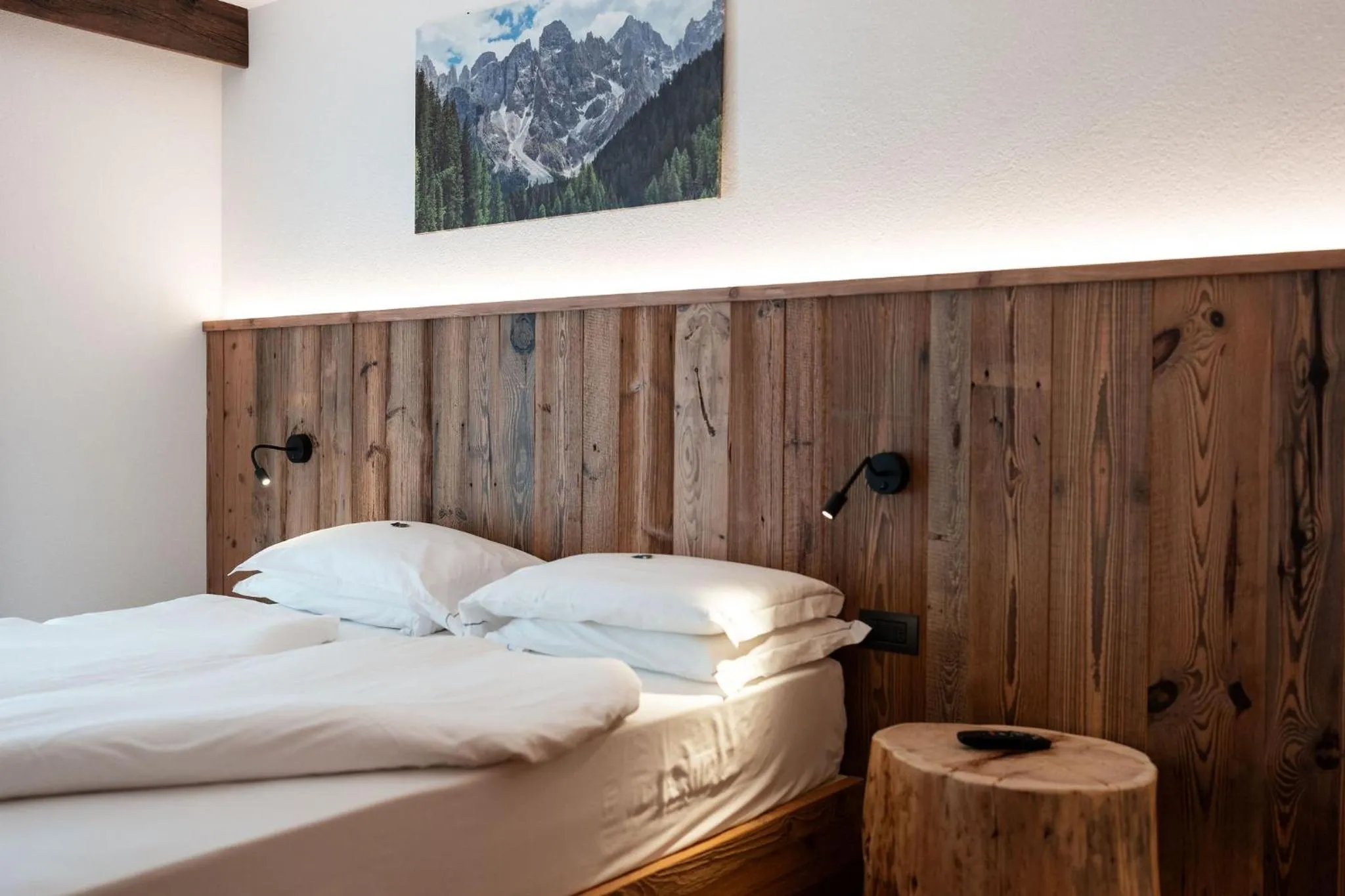 Bedroom, Bed in Hotel Piedibosco