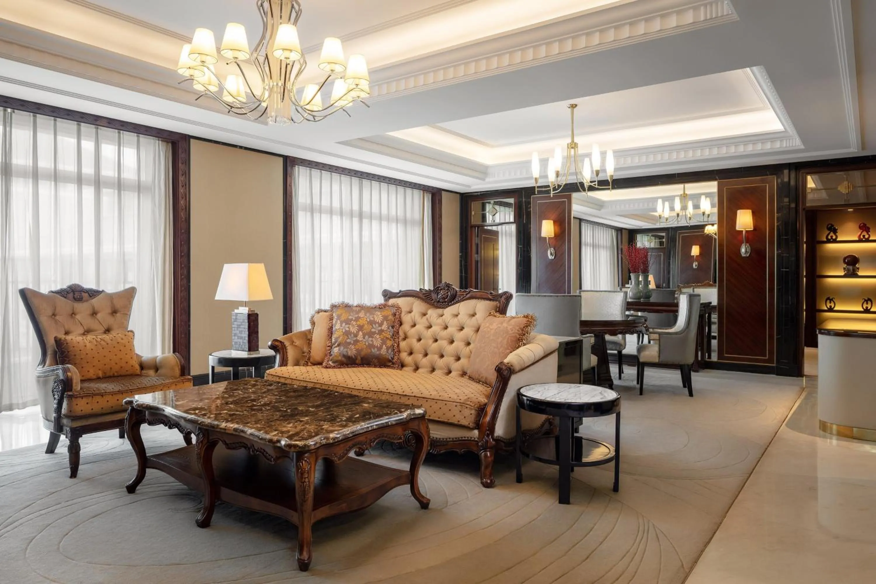 Living room in Sheraton Changzhou Wujin Hotel