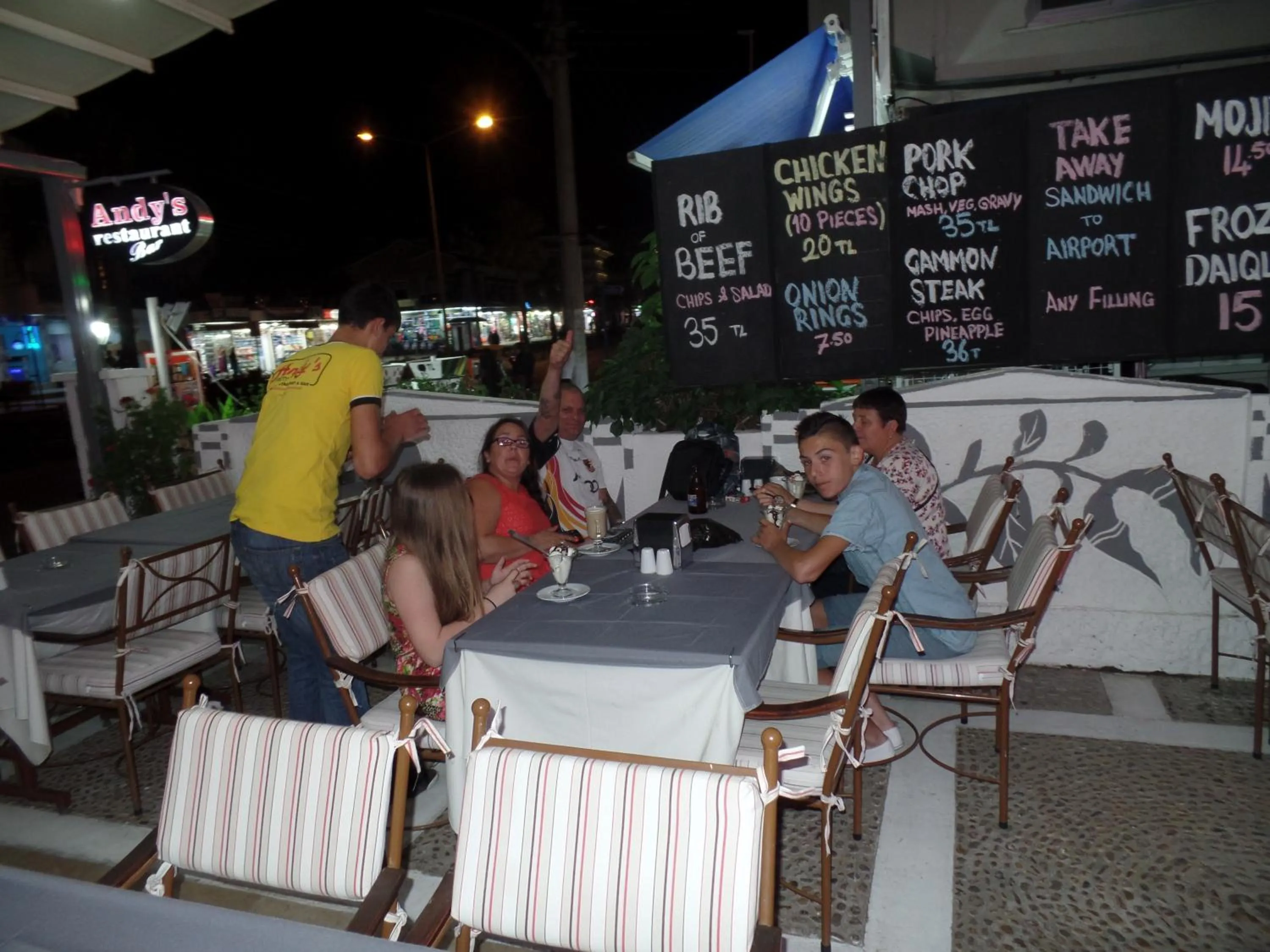 group of guests in Andy's Apart Hotel