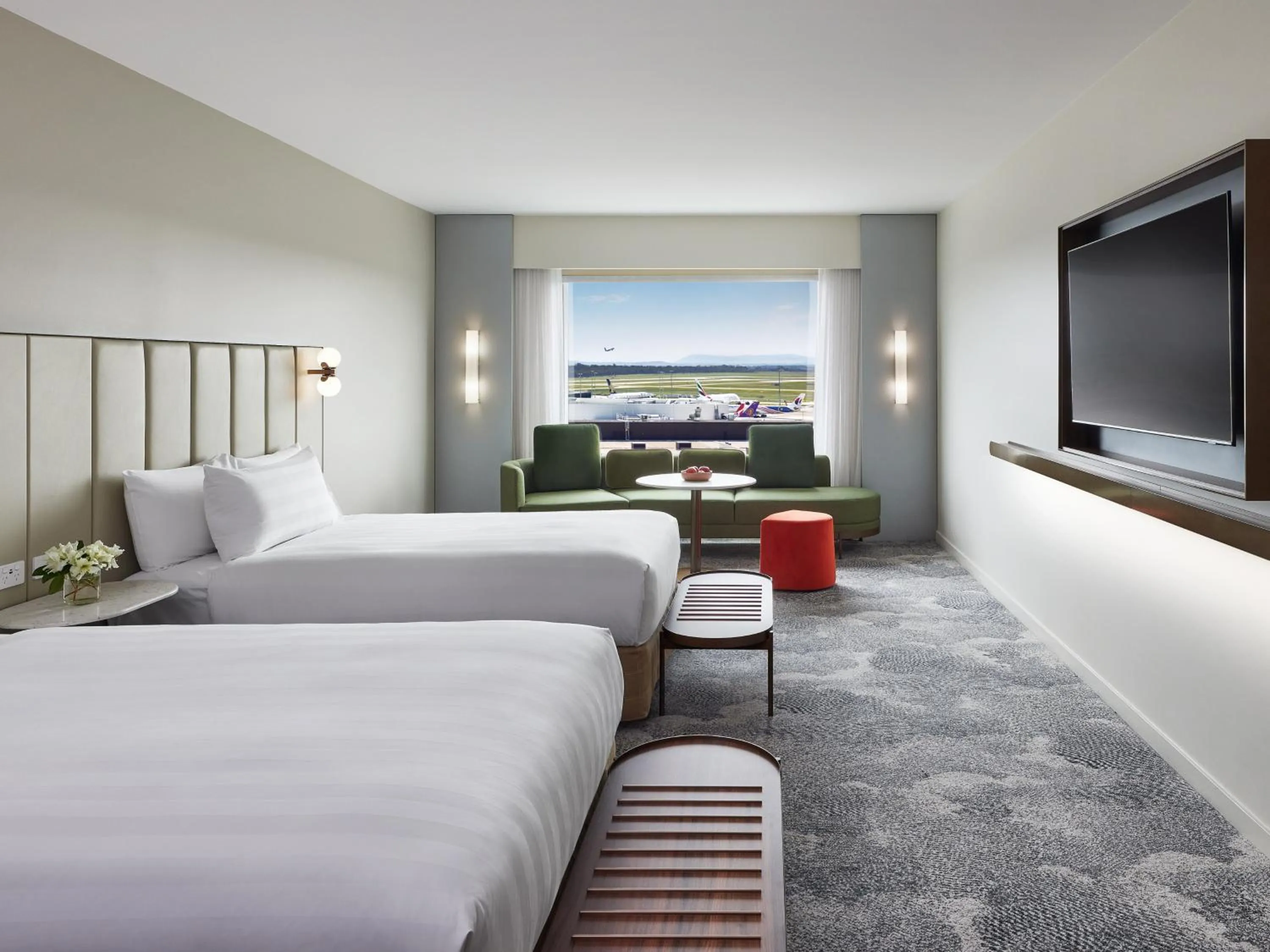 Bed in PARKROYAL Melbourne Airport