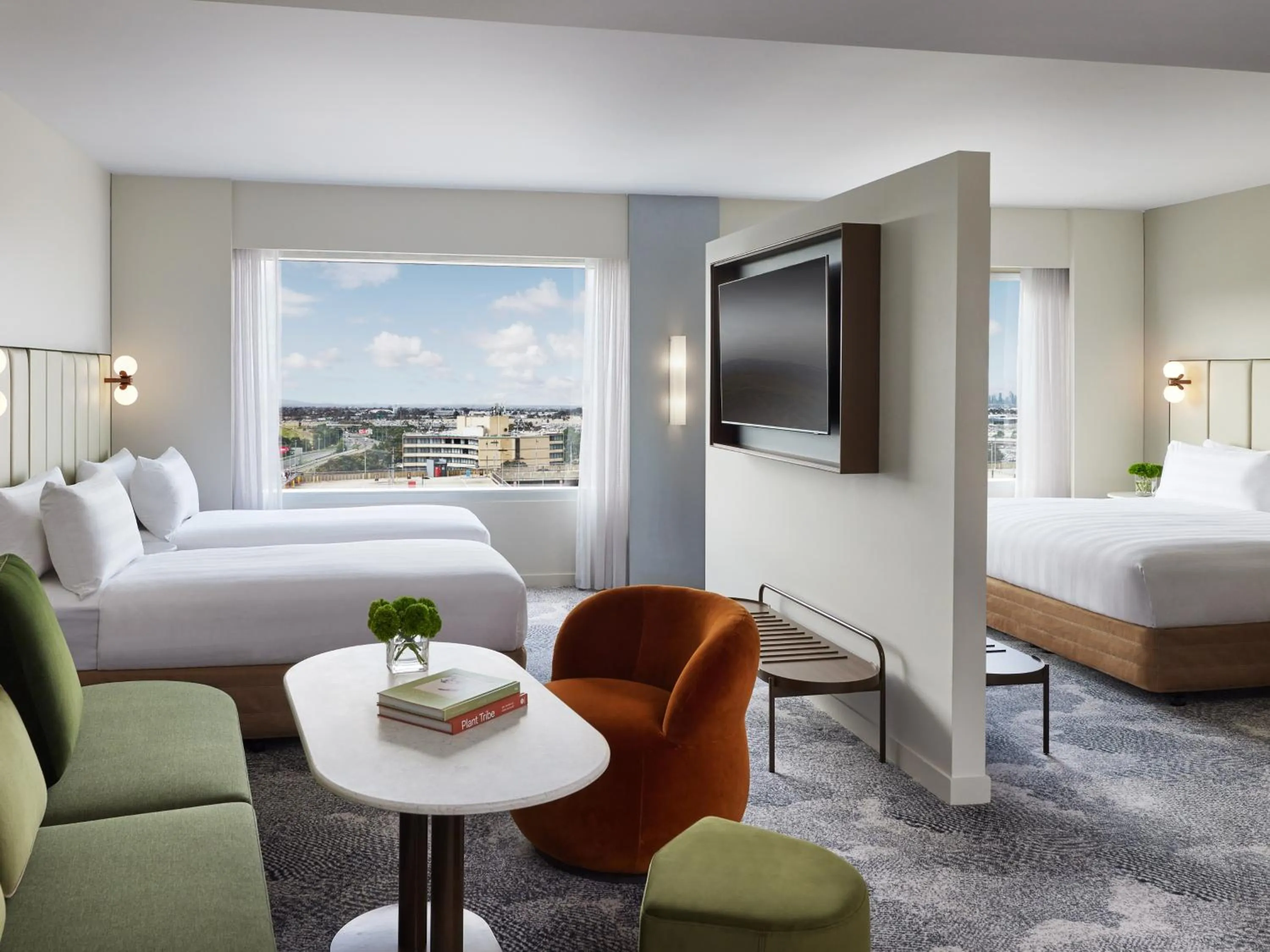 Bed in PARKROYAL Melbourne Airport