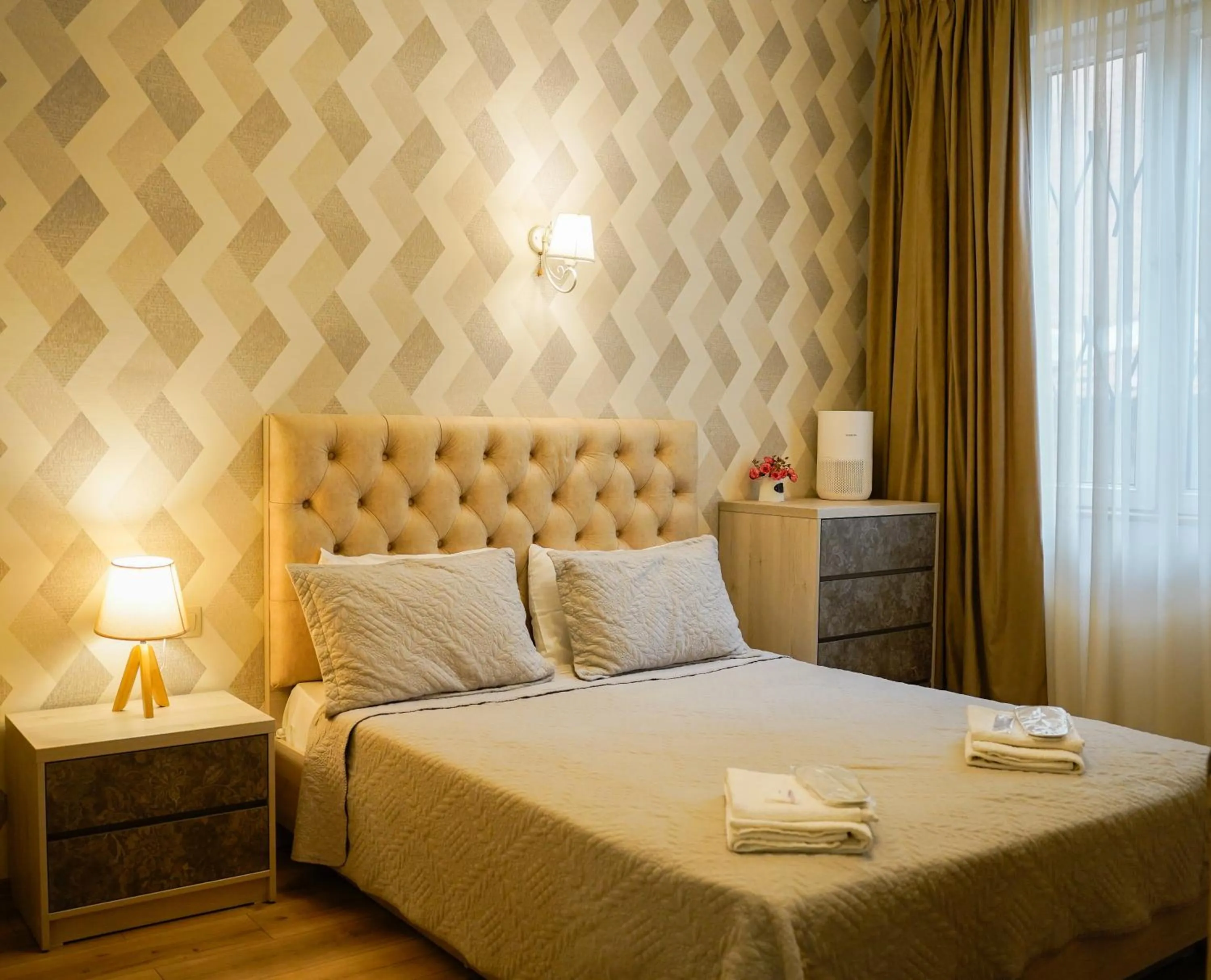 Bedroom, Bed in Hotel Griboedov