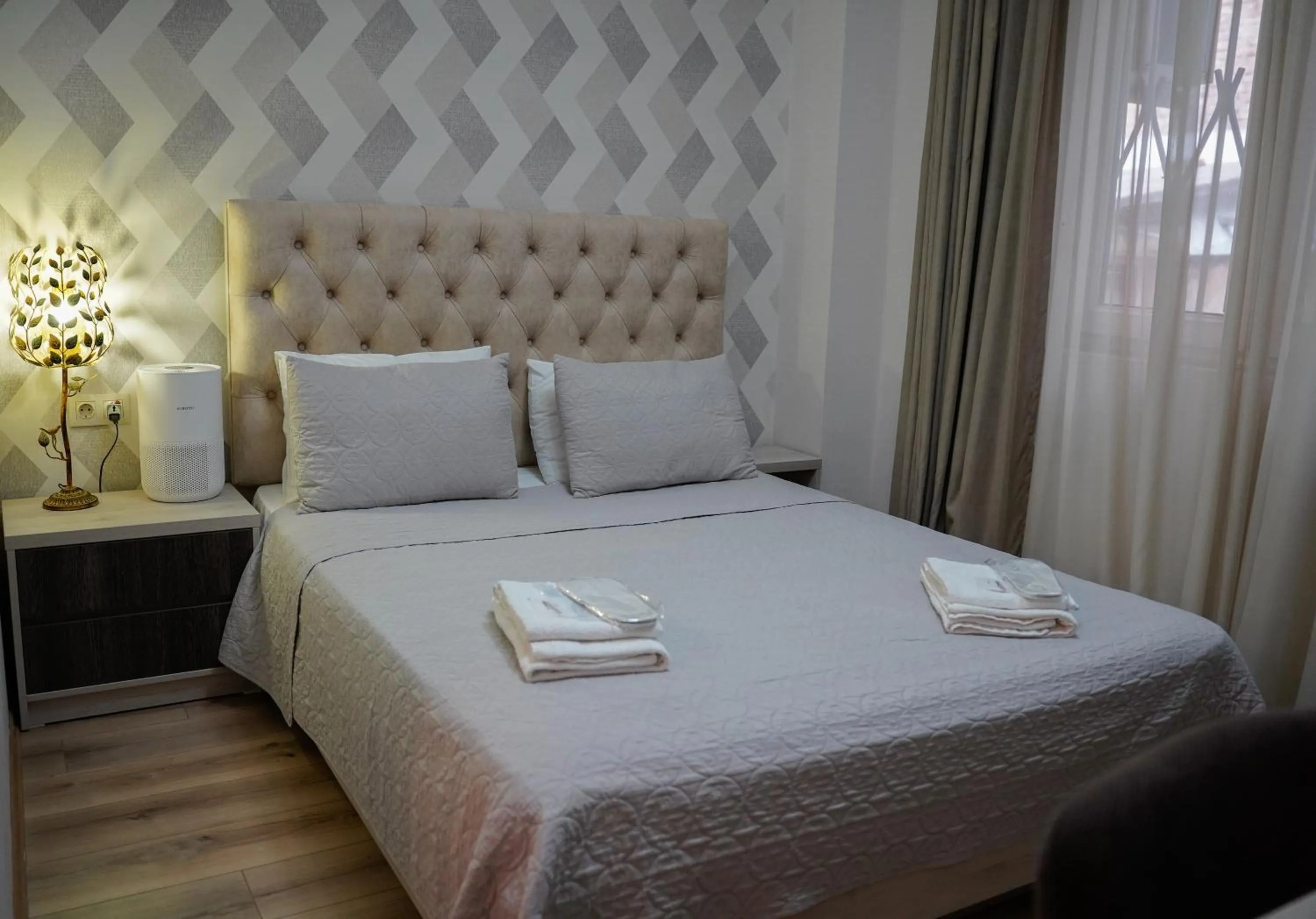 Bedroom, Bed in Hotel Griboedov