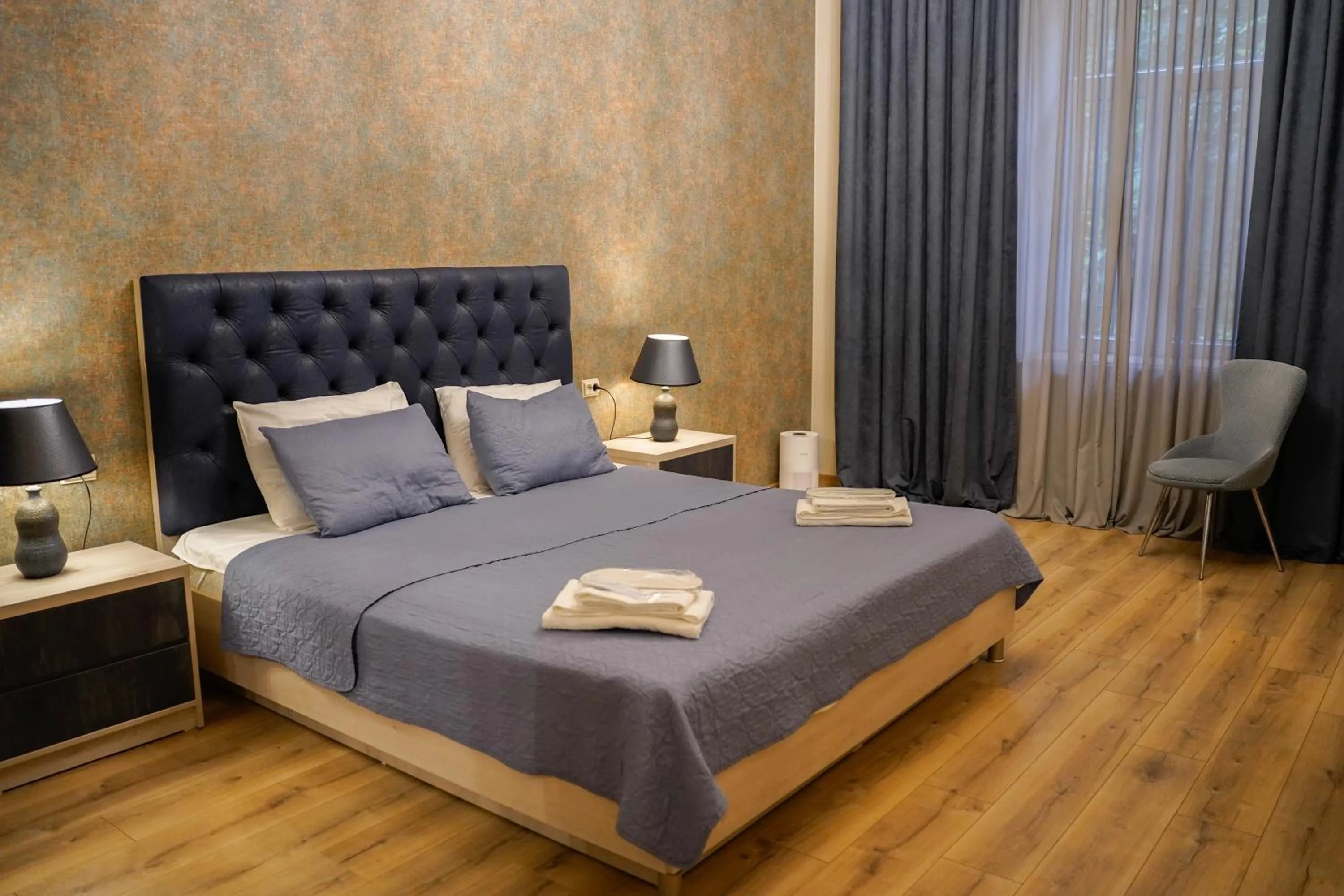 Bedroom, Bed in Hotel Griboedov