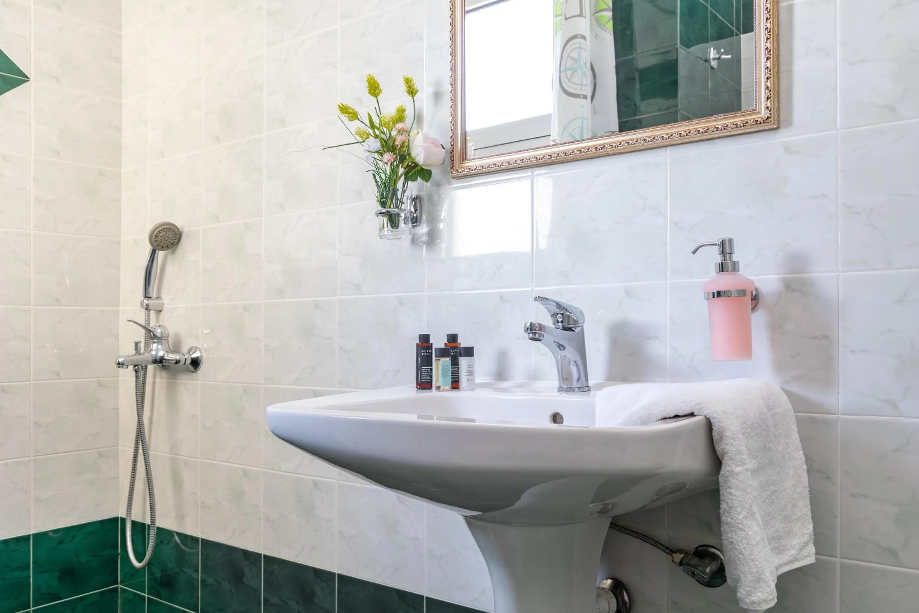 Shower in Armonia Apartments