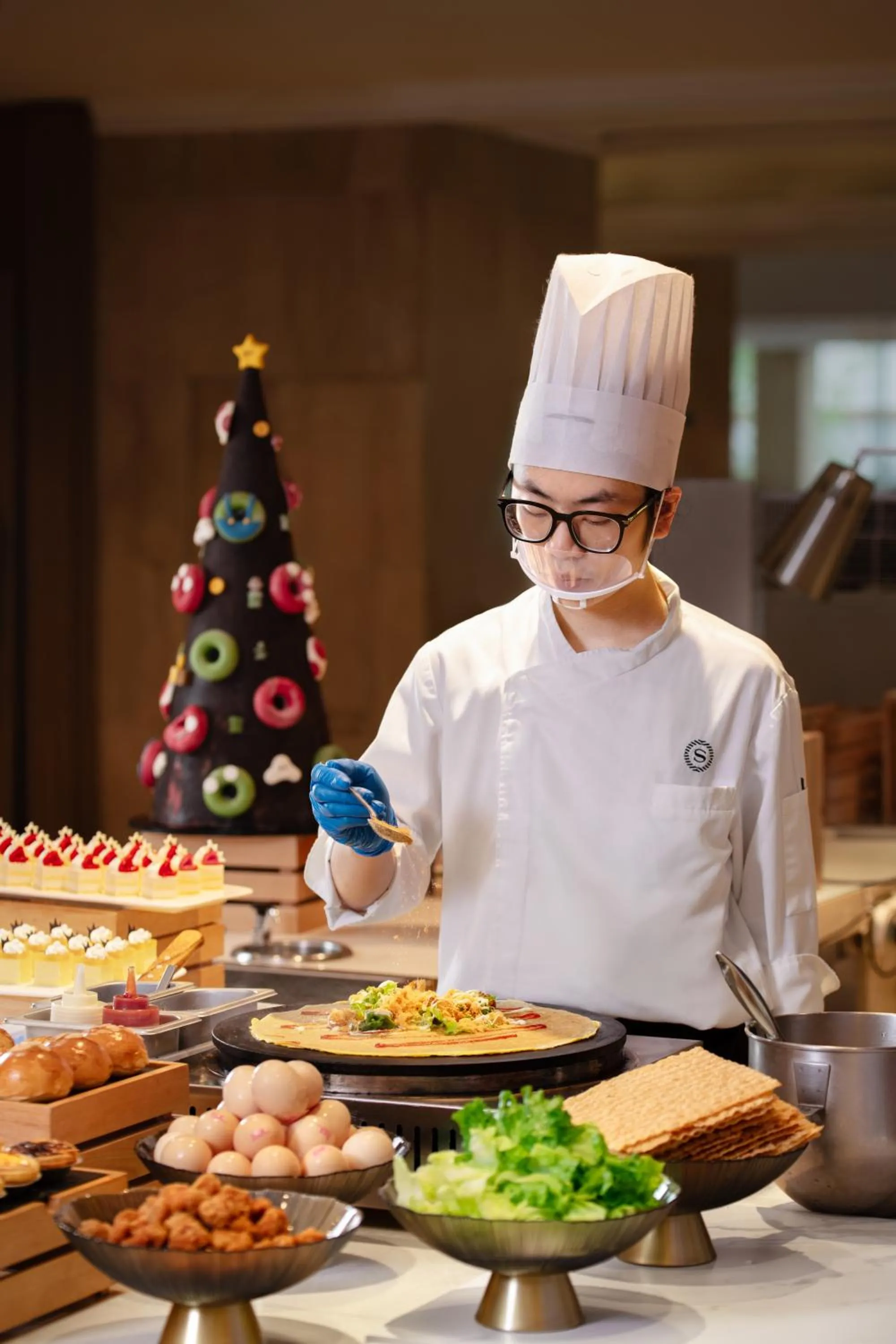 Breakfast in Sheraton Chengdu Lido Hotel