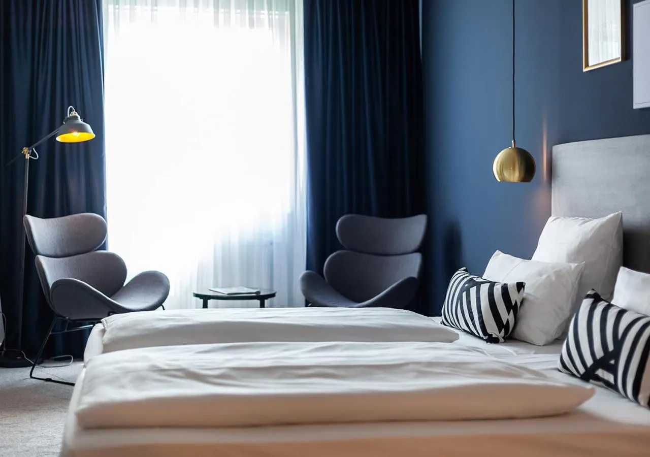 Bed in Hotel Wittorf