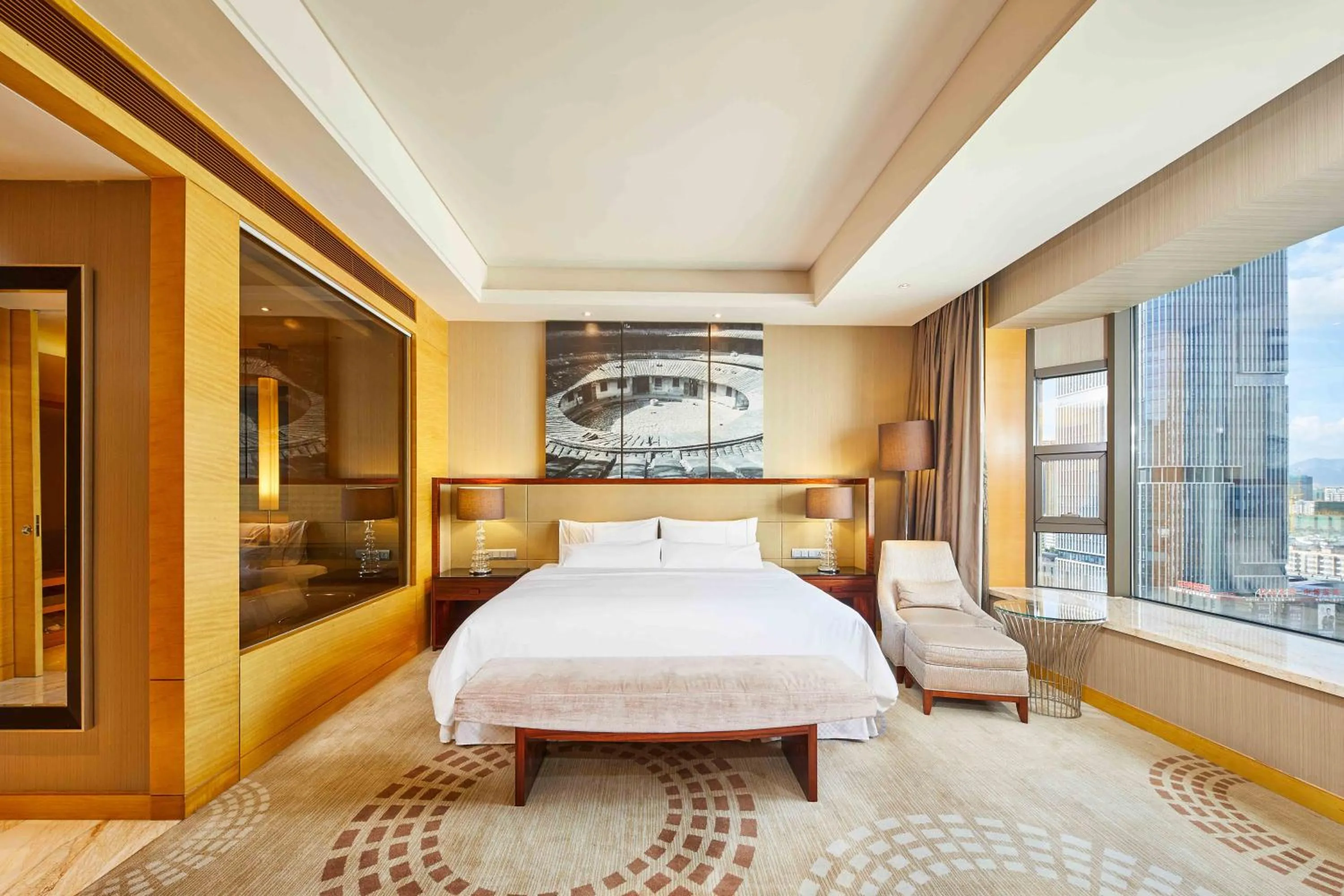 TV and multimedia, Bed in The Westin Fuzhou Minjiang