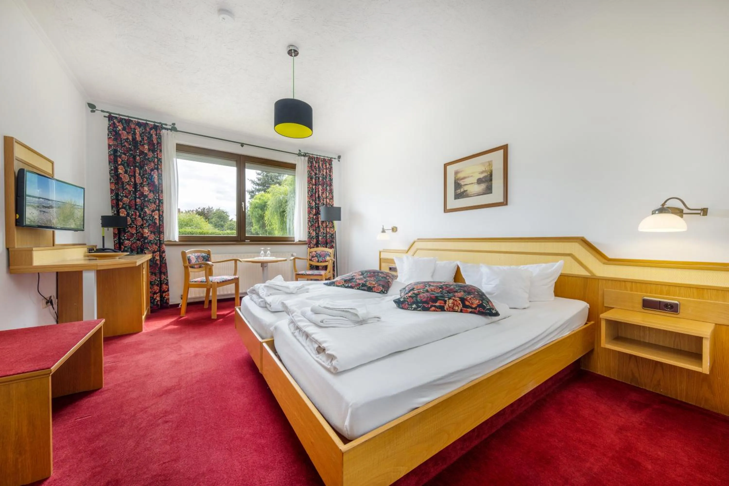 Bed in Landhotel Zur Schmiede