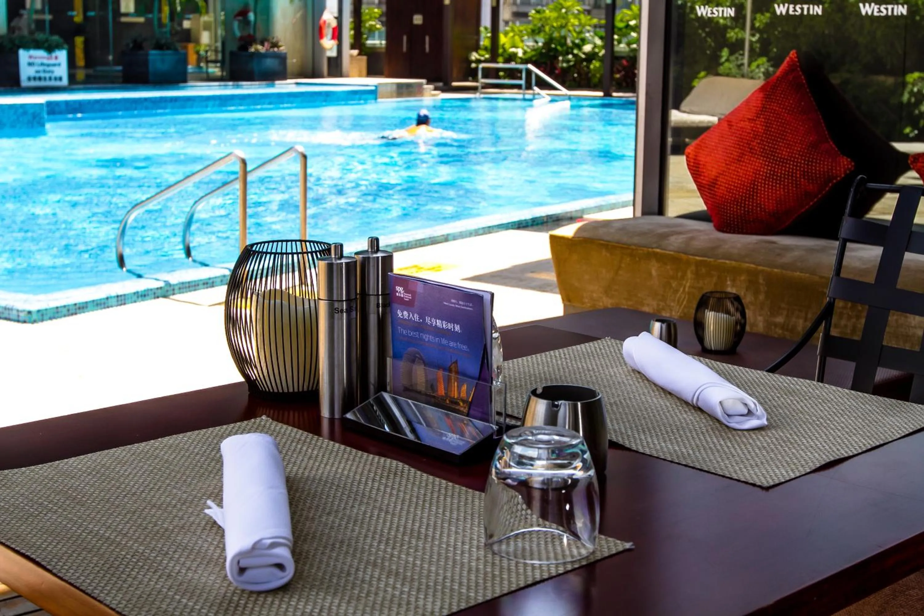 Swimming pool in The Westin Guangzhou
