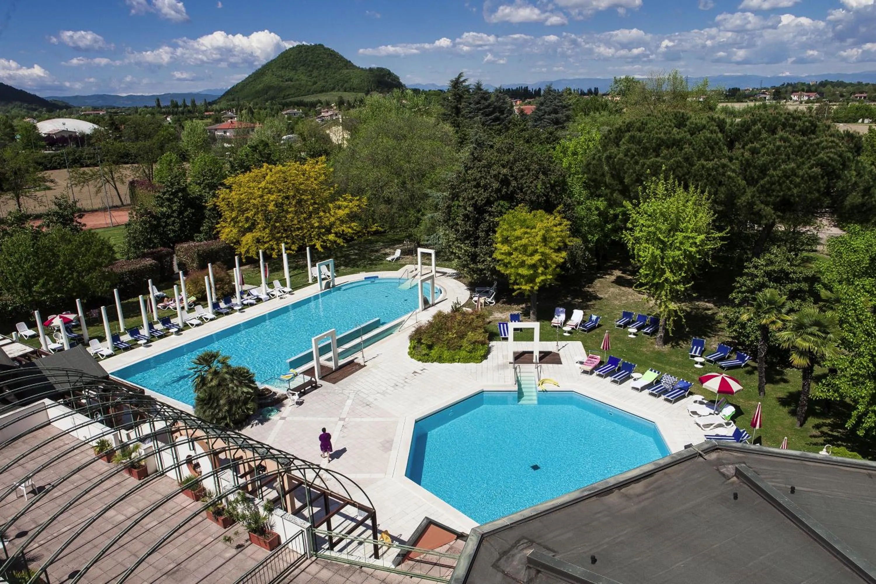 Swimming pool in Hotel Terme Orvieto