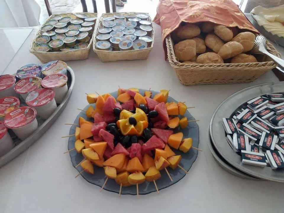 American breakfast in Hotel Blumen