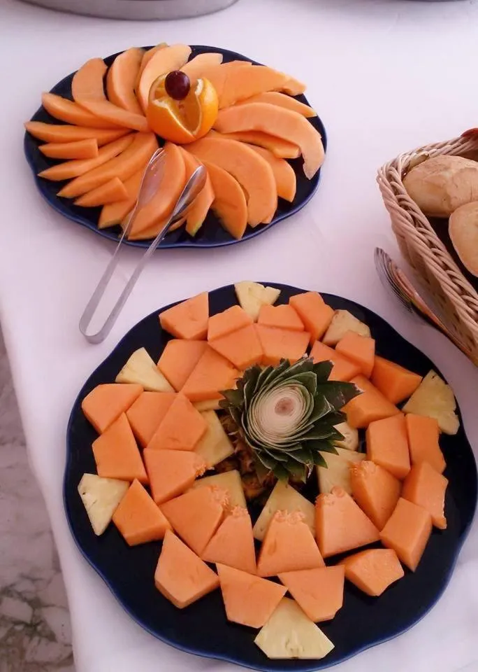 American breakfast in Hotel Blumen