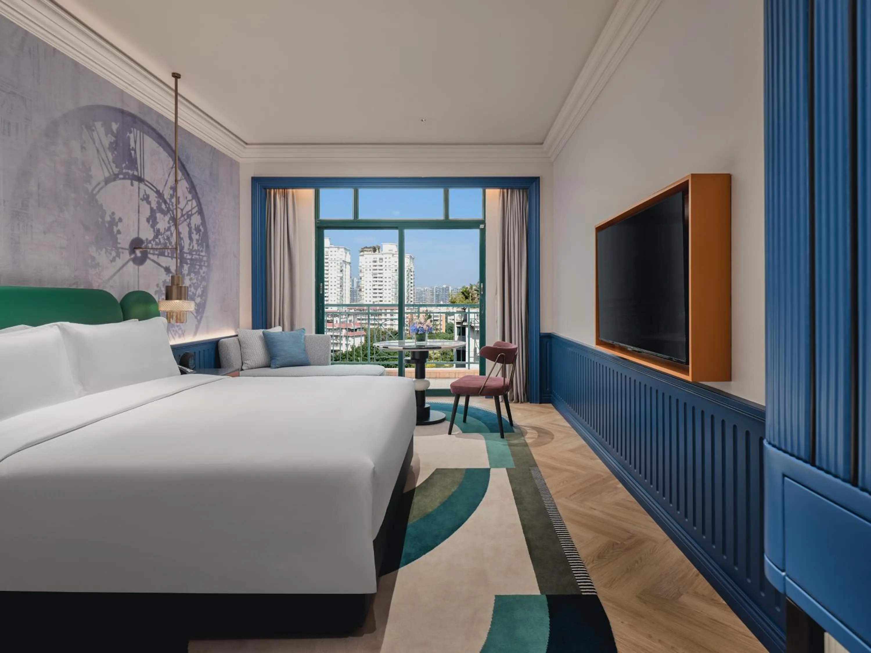 Bed in Hotel Indigo Shenzhen Overseas Chinese Town by IHG