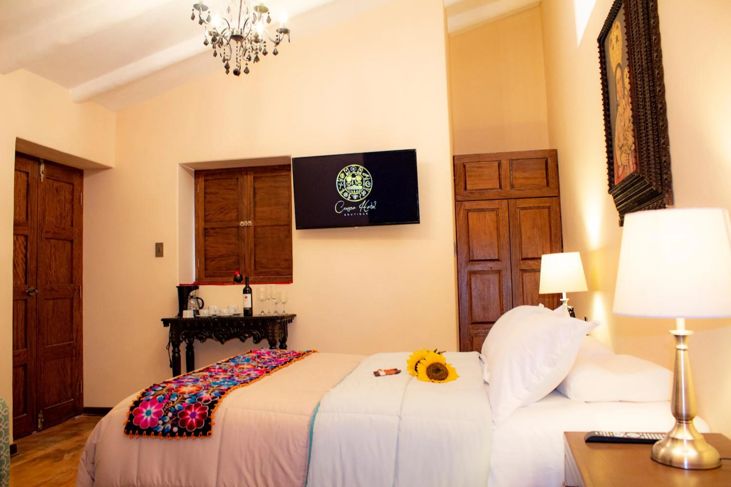 Bedroom, Bed in Cusco Hotel Boutique