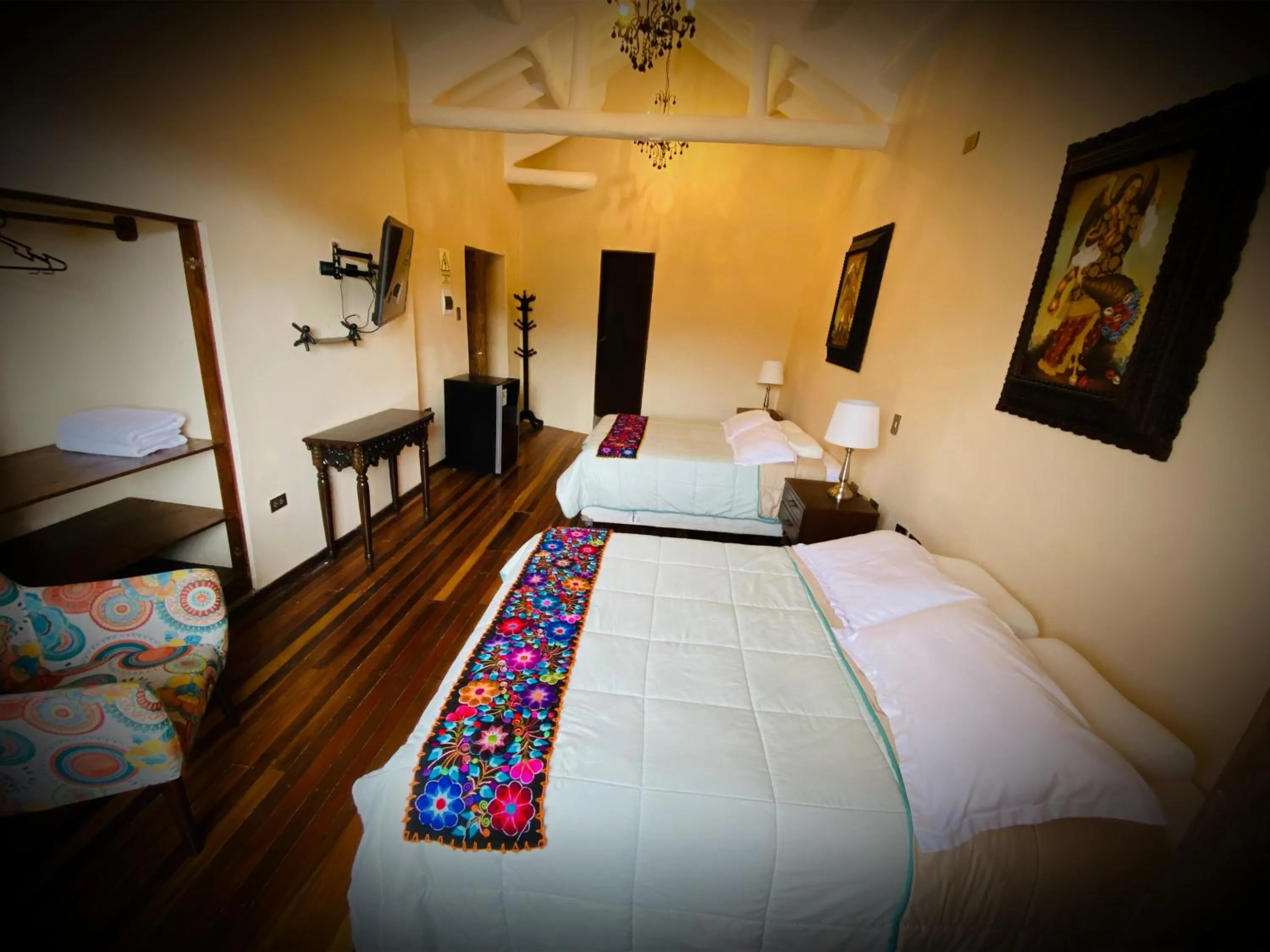 Bed in Cusco Hotel Boutique