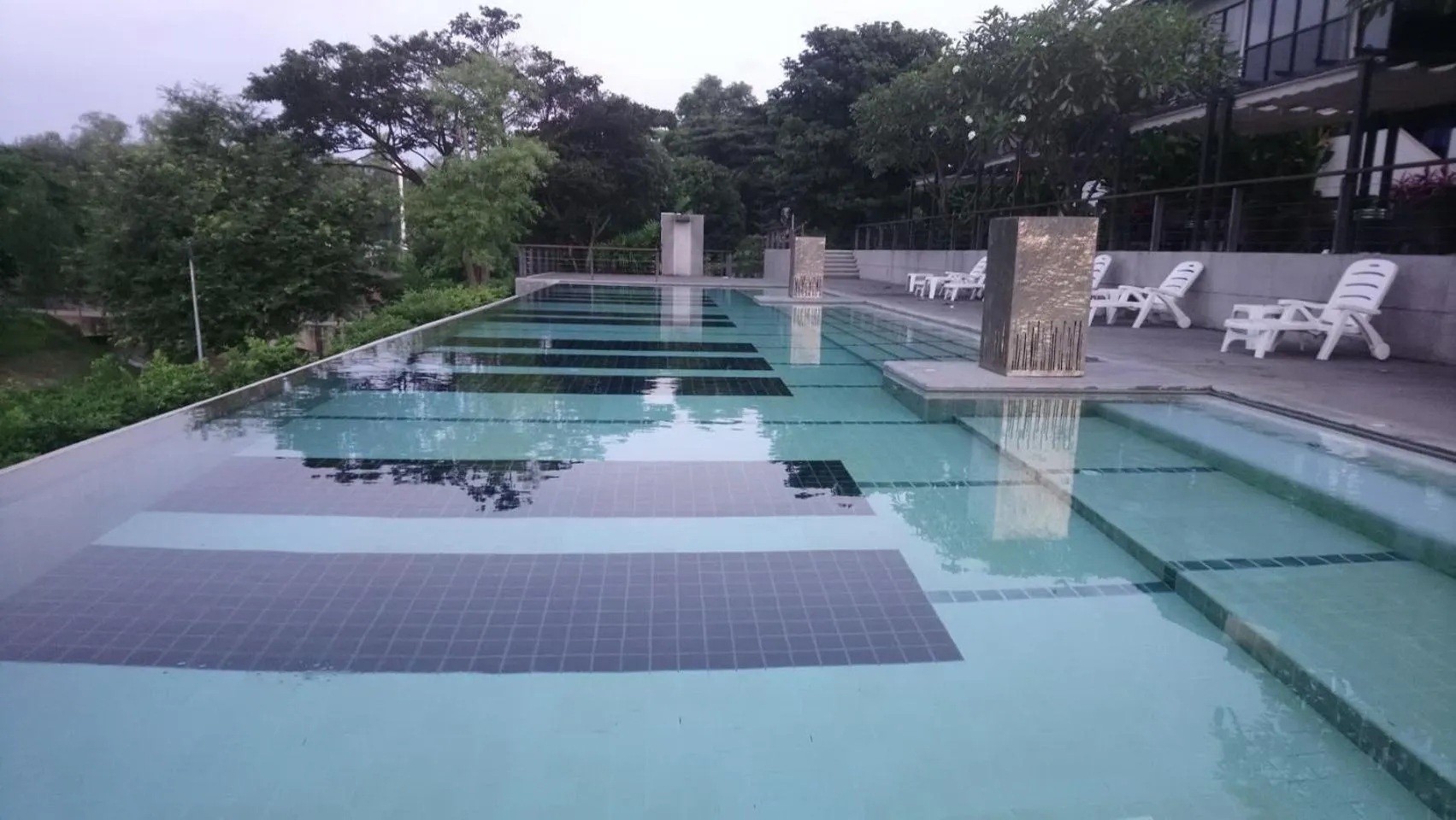 Swimming pool in The Piano Resort Khaoyai