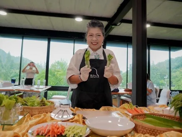 kitchen in The Piano Resort Khaoyai