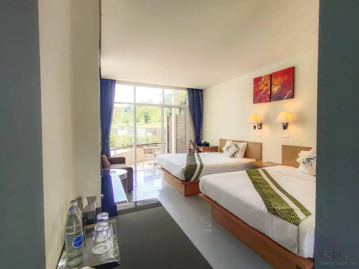 Deluxe Double or Twin Room with Garden View in The Piano Resort Khaoyai Deluxe Double or Twin Room with Garden View in The Piano Resort Khaoyai