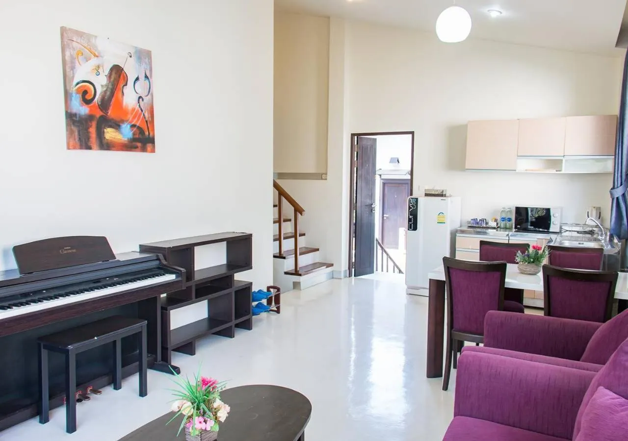 Living room in The Piano Resort Khaoyai