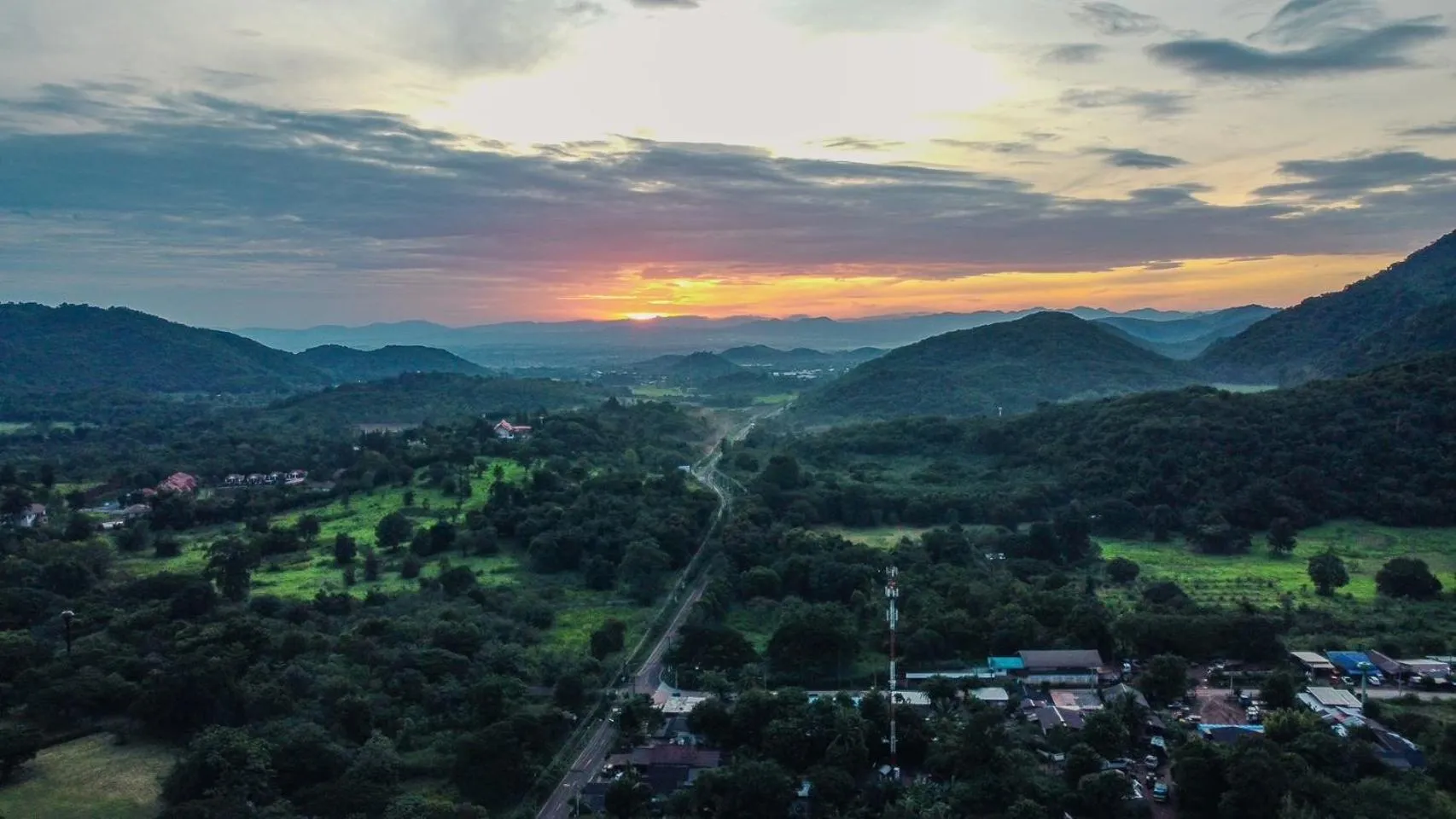 Mountain view in The Piano Resort Khaoyai