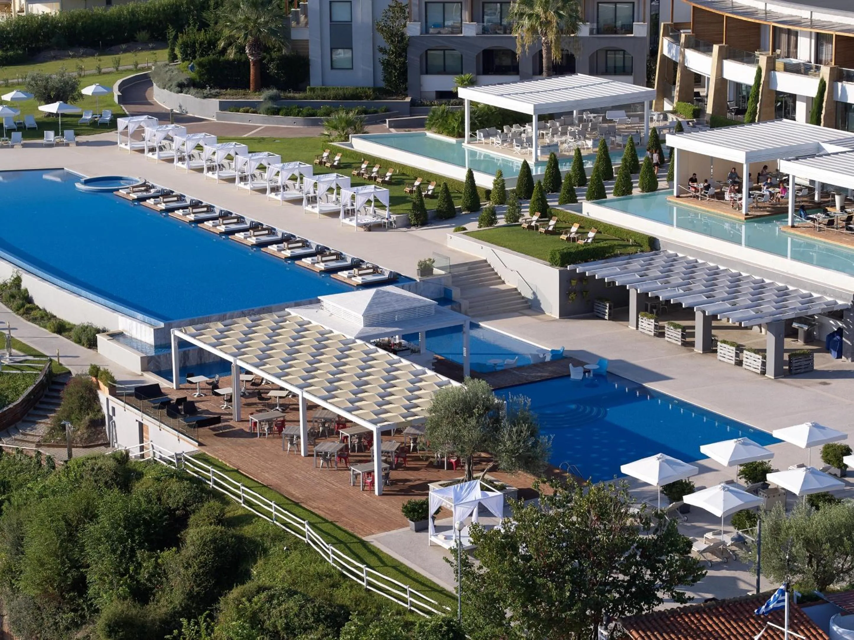 Bird's eye view in Cavo Olympo Luxury Hotel & Spa - Adult Only