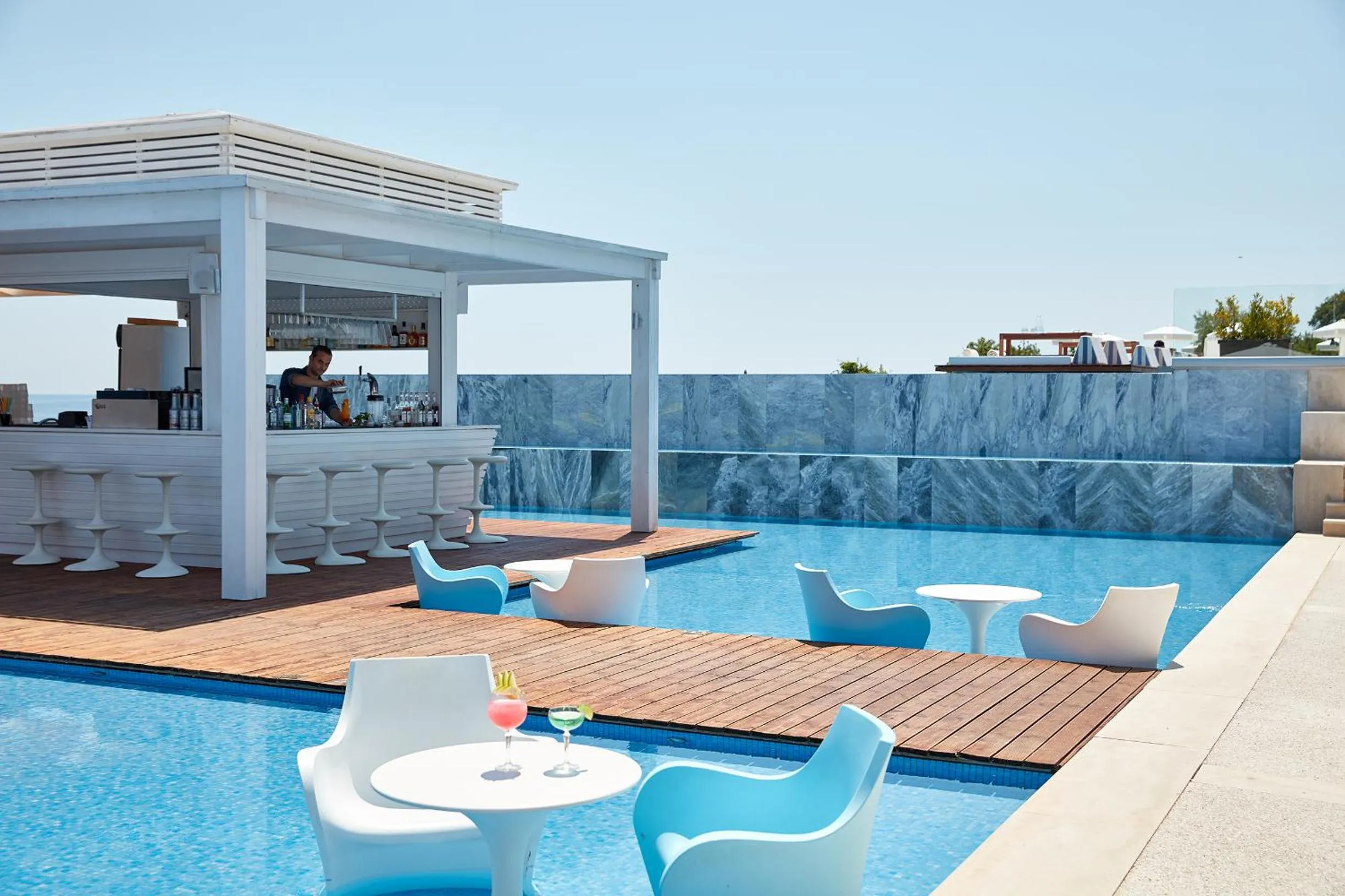 Lounge or bar in Cavo Olympo Luxury Hotel & Spa - Adult Only