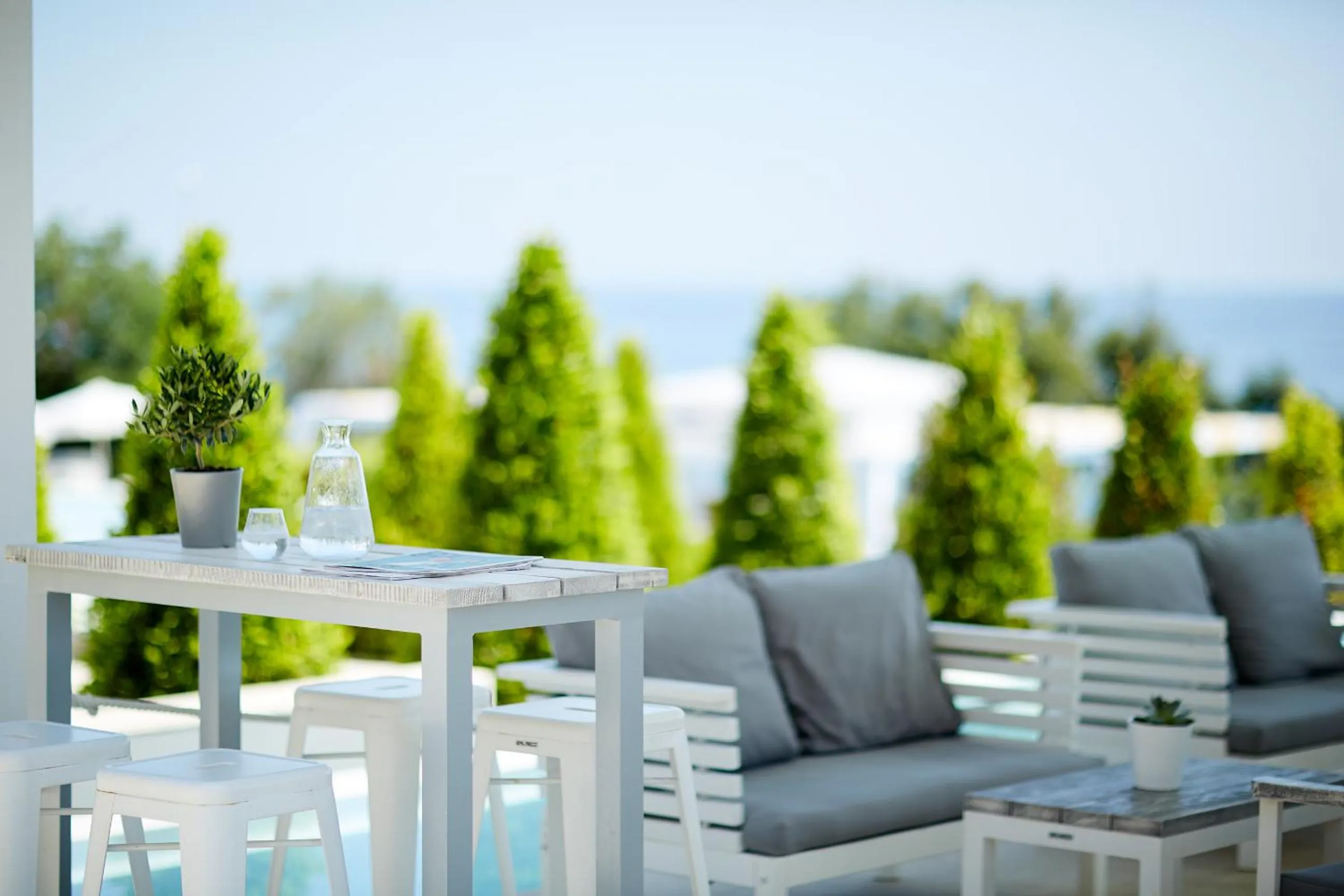 Patio in Cavo Olympo Luxury Hotel & Spa - Adult Only