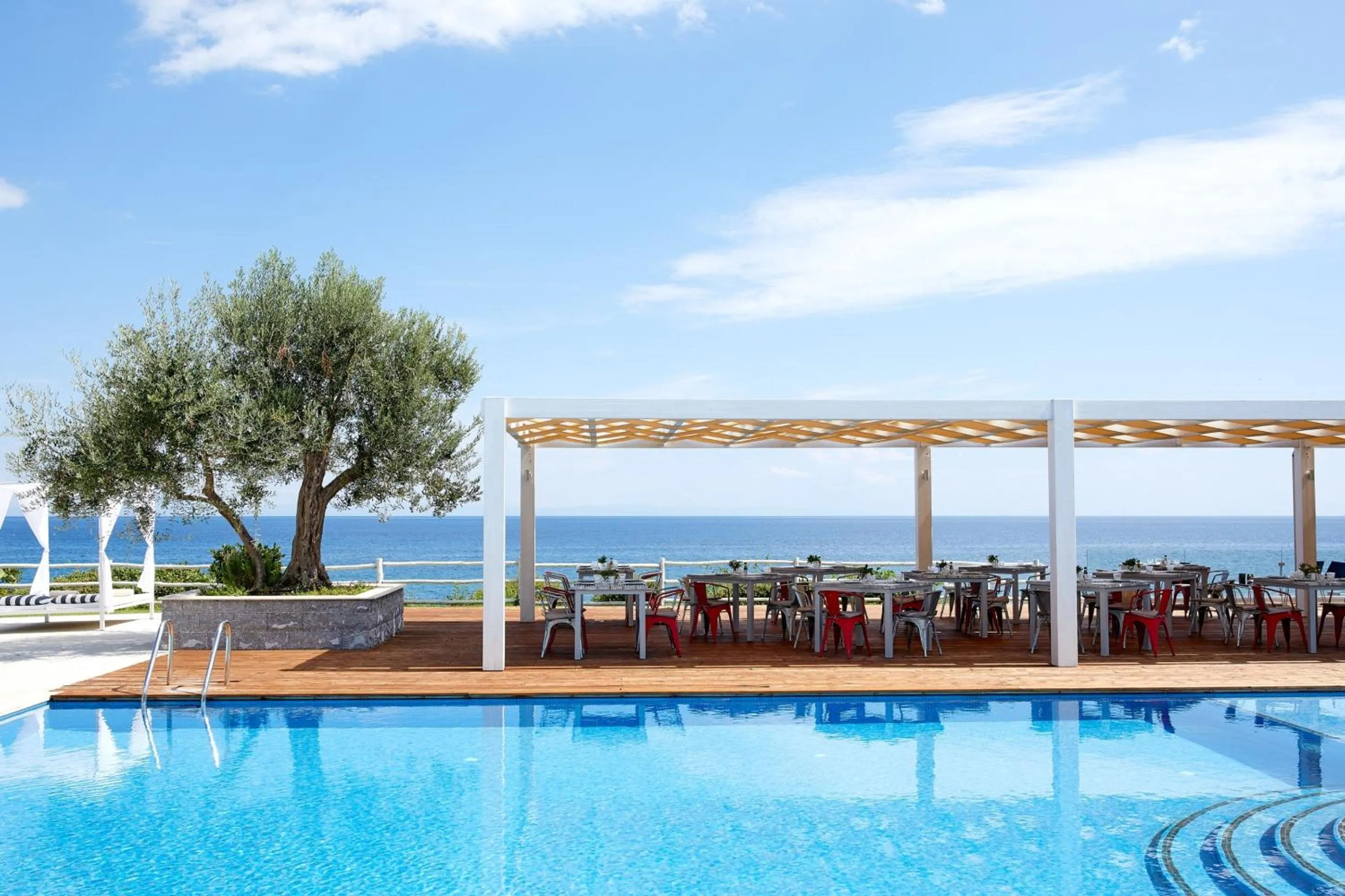 Patio in Cavo Olympo Luxury Hotel & Spa - Adult Only