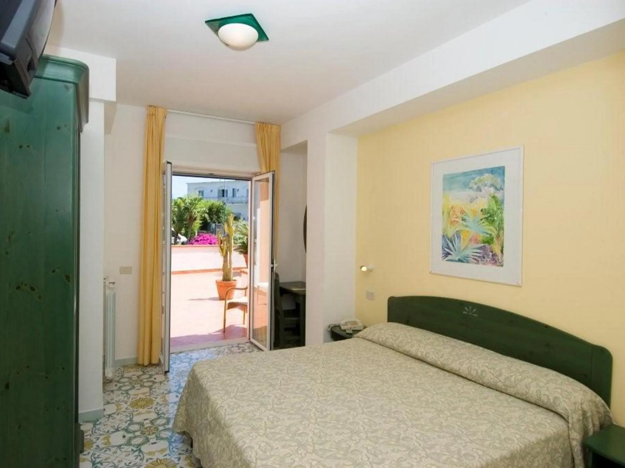 Decorative detail, Bed in Resort Terme La Pergola