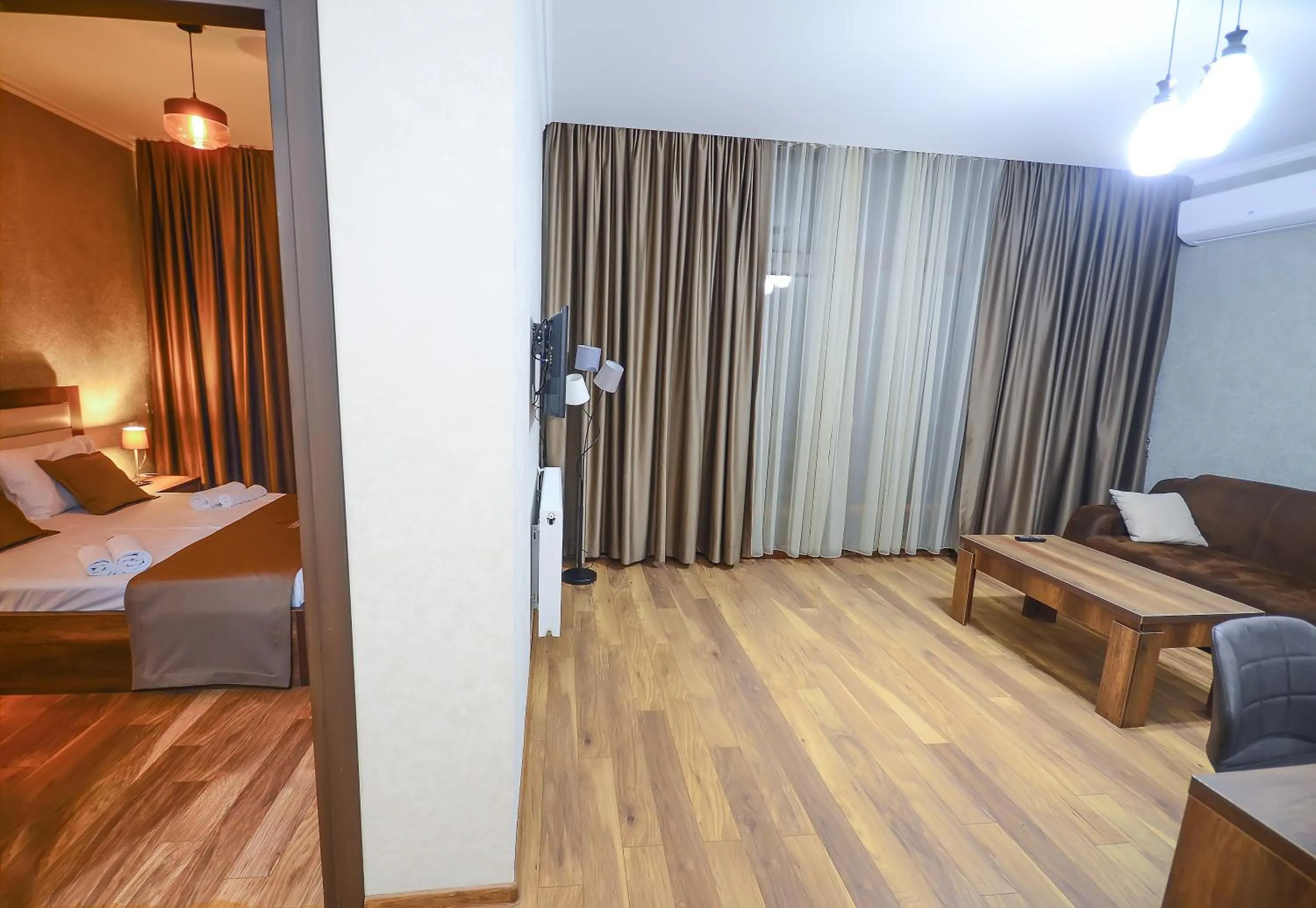 Bed in Hotel Absolut