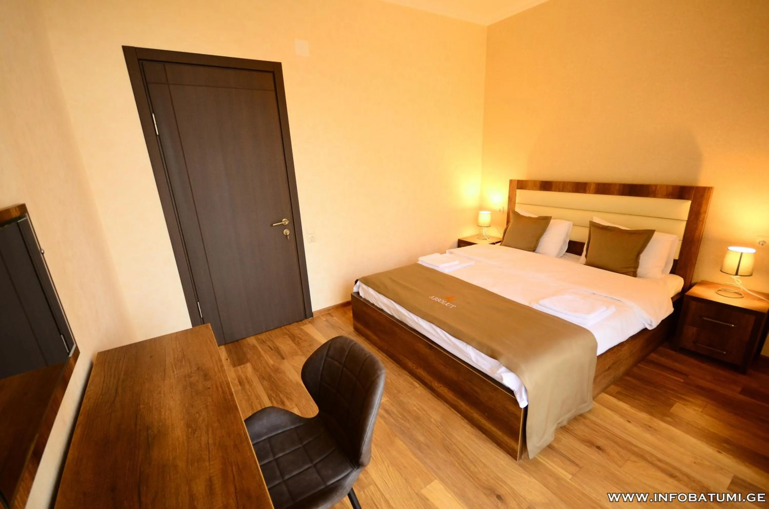 Bed in Hotel Absolut