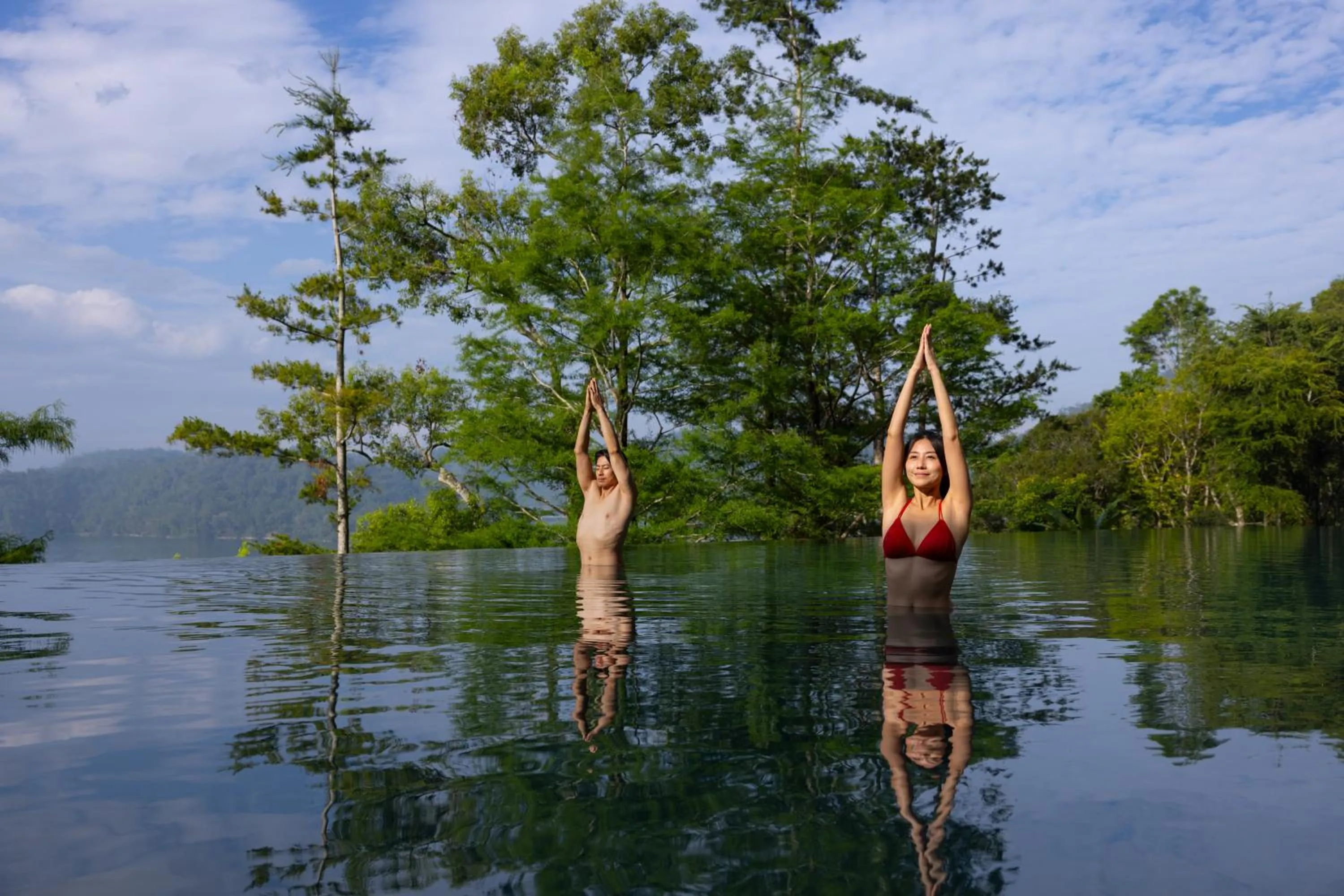Swimming pool in The Lalu Sun Moon Lake