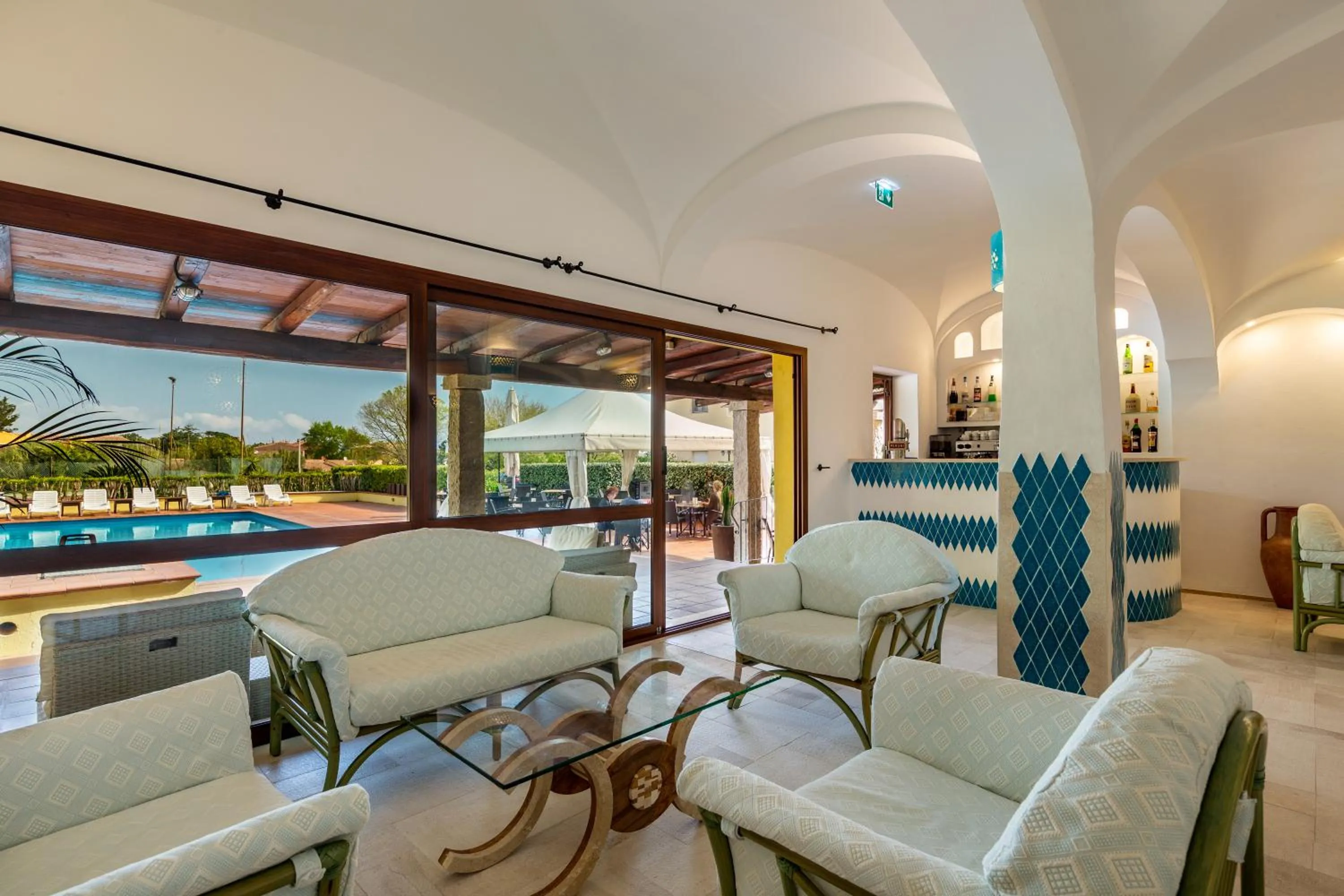 Lobby or reception in Hotel Le Mimose