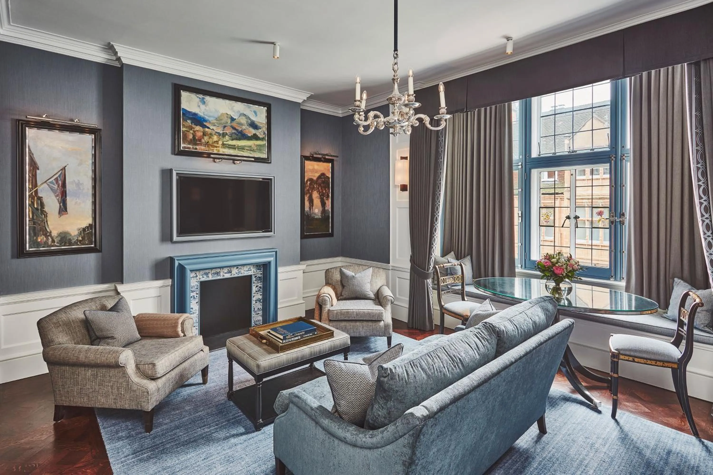 Living room in The Connaught, Maybourne