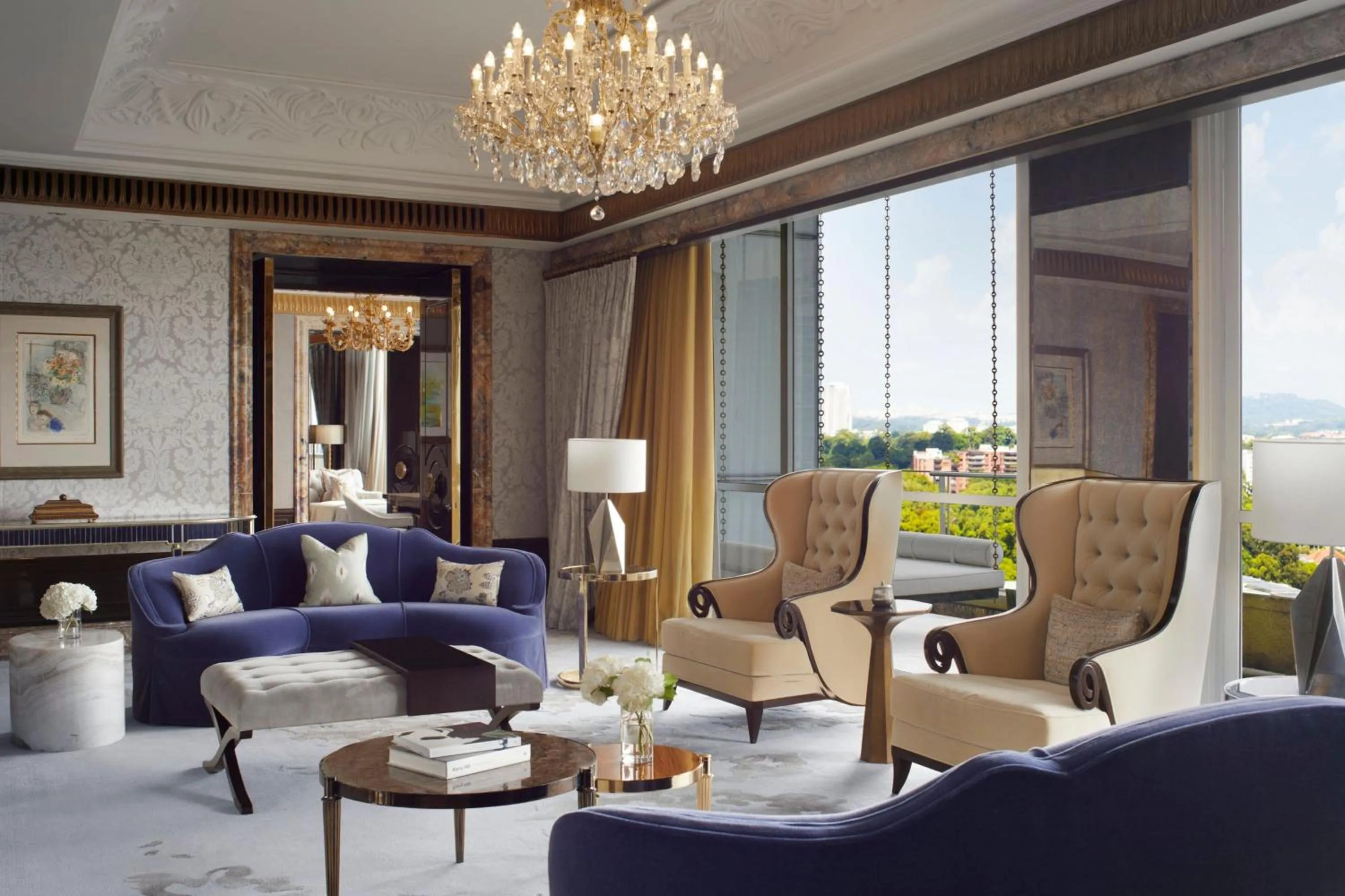 Living room in The St. Regis Singapore