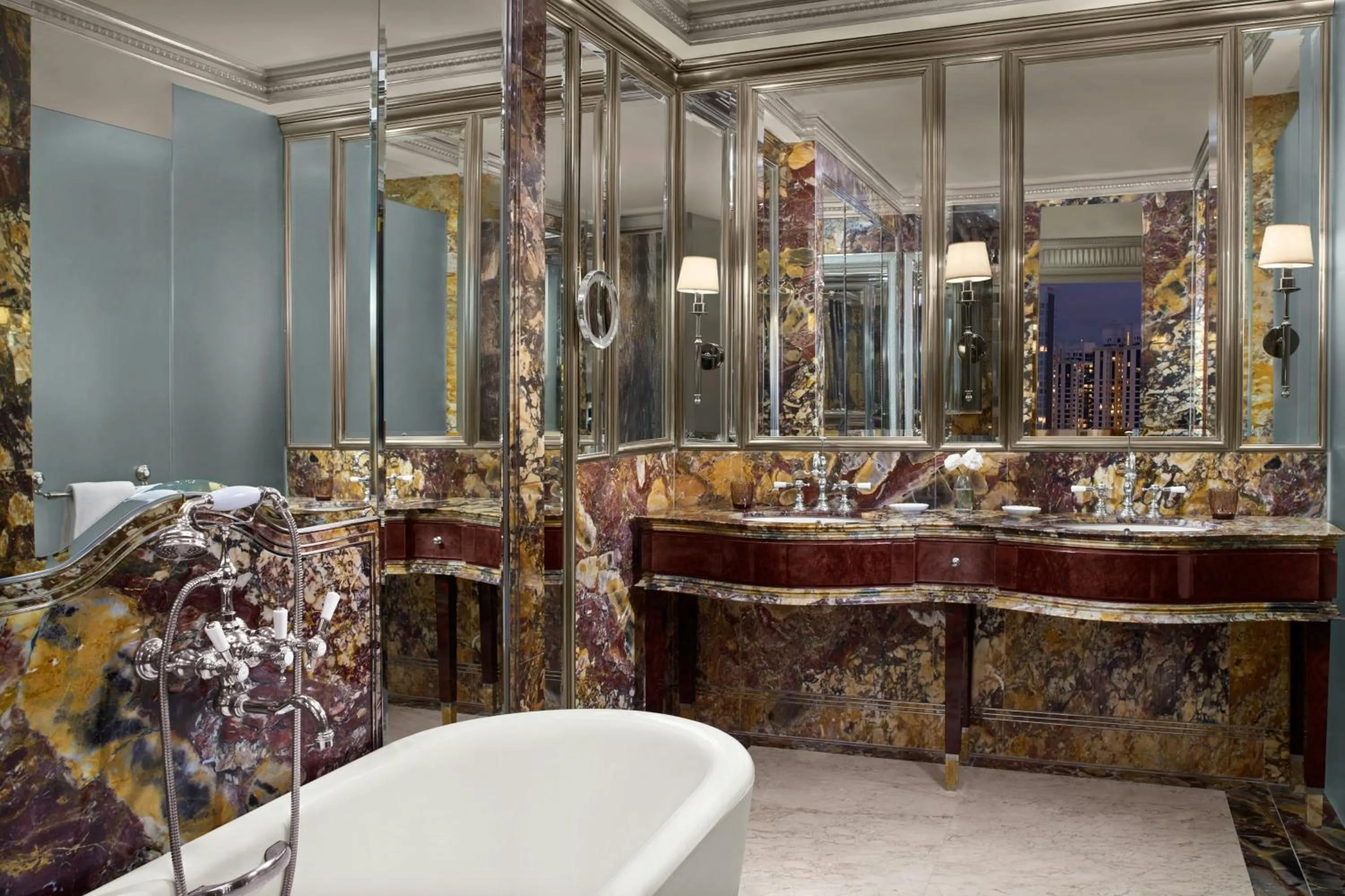 Bathroom in The St Regis Singapore, Newly Renovated