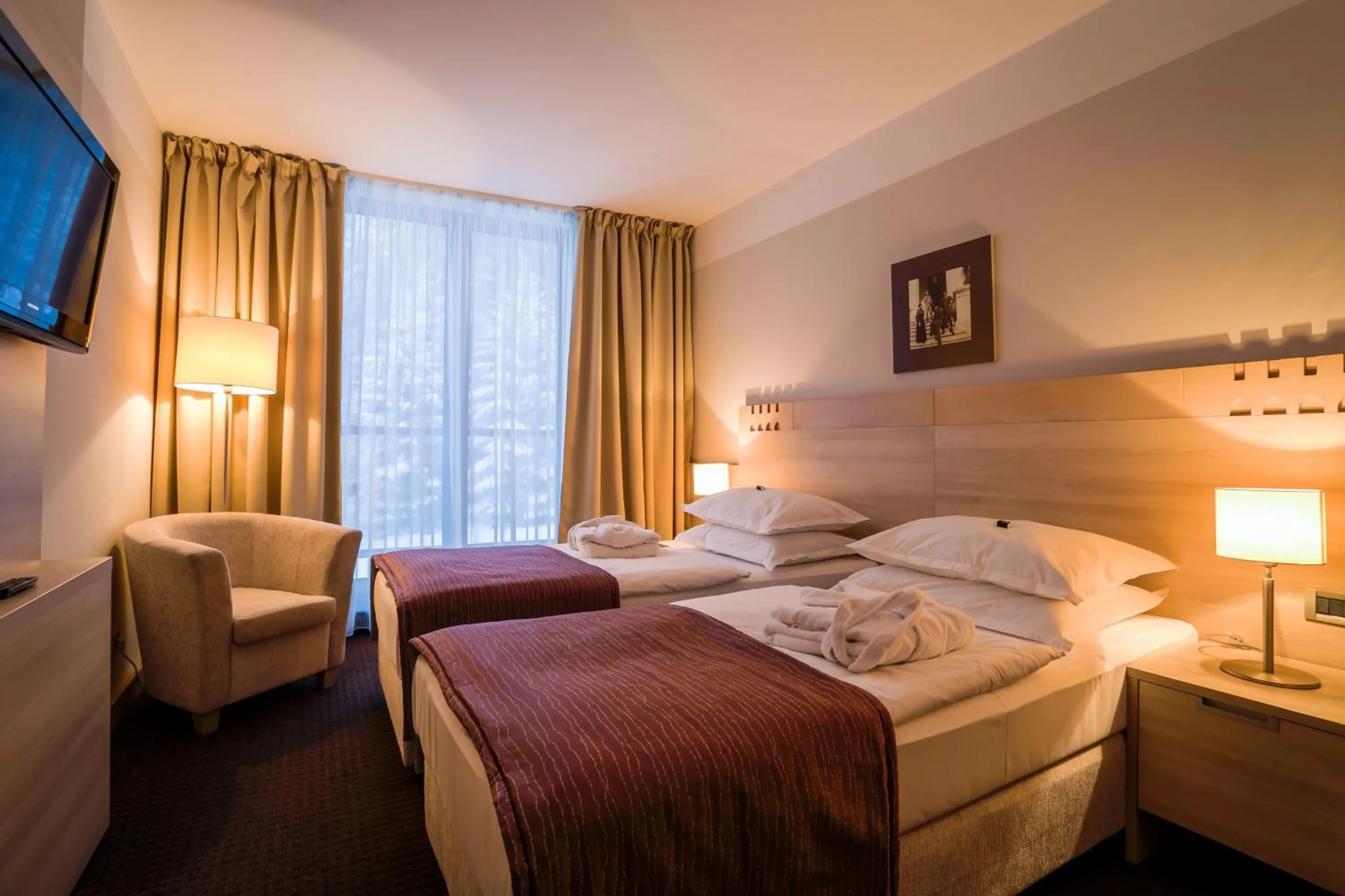 Bedroom, Bed in Hotel Trakošćan