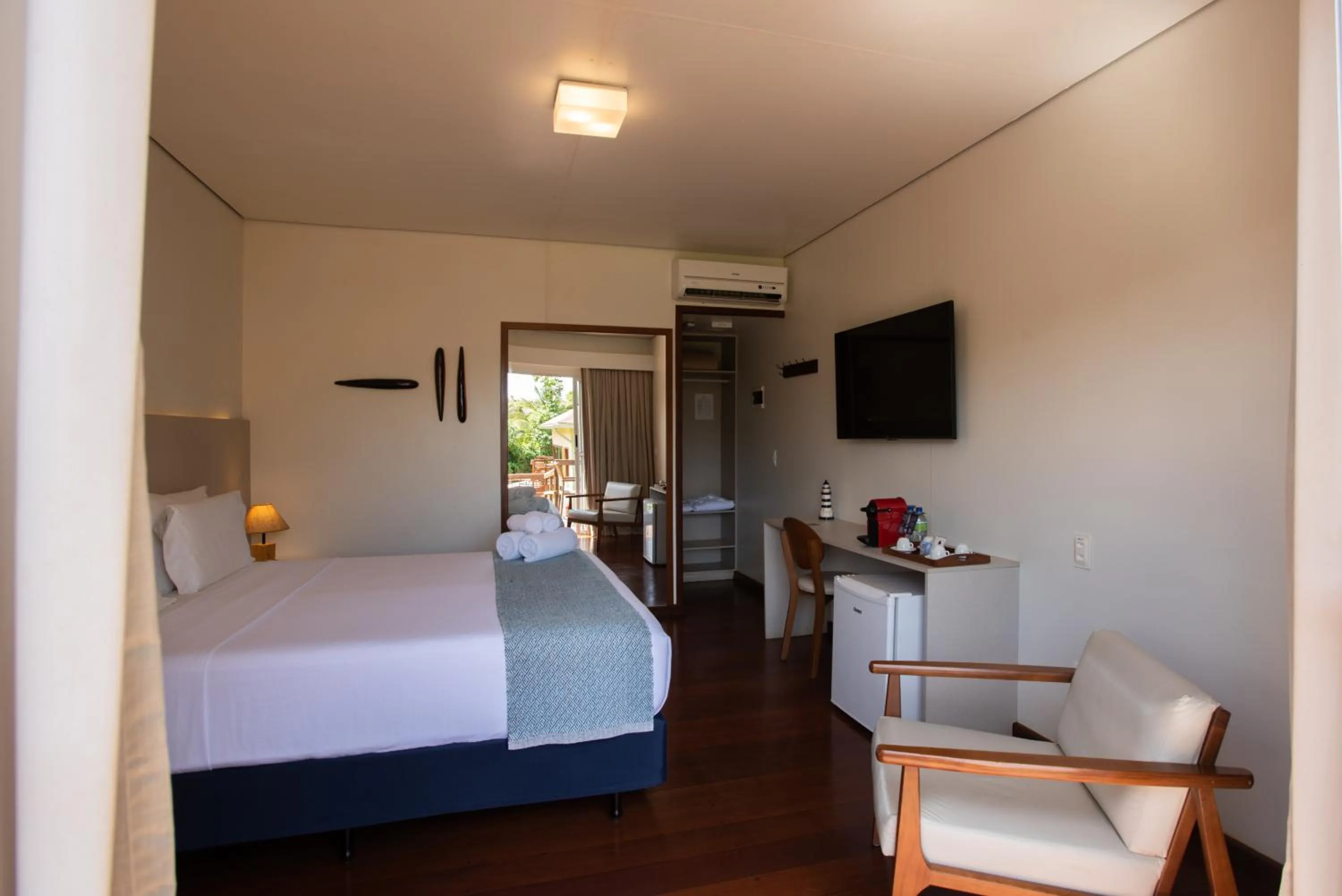 Bed in Pousada Lua Bela