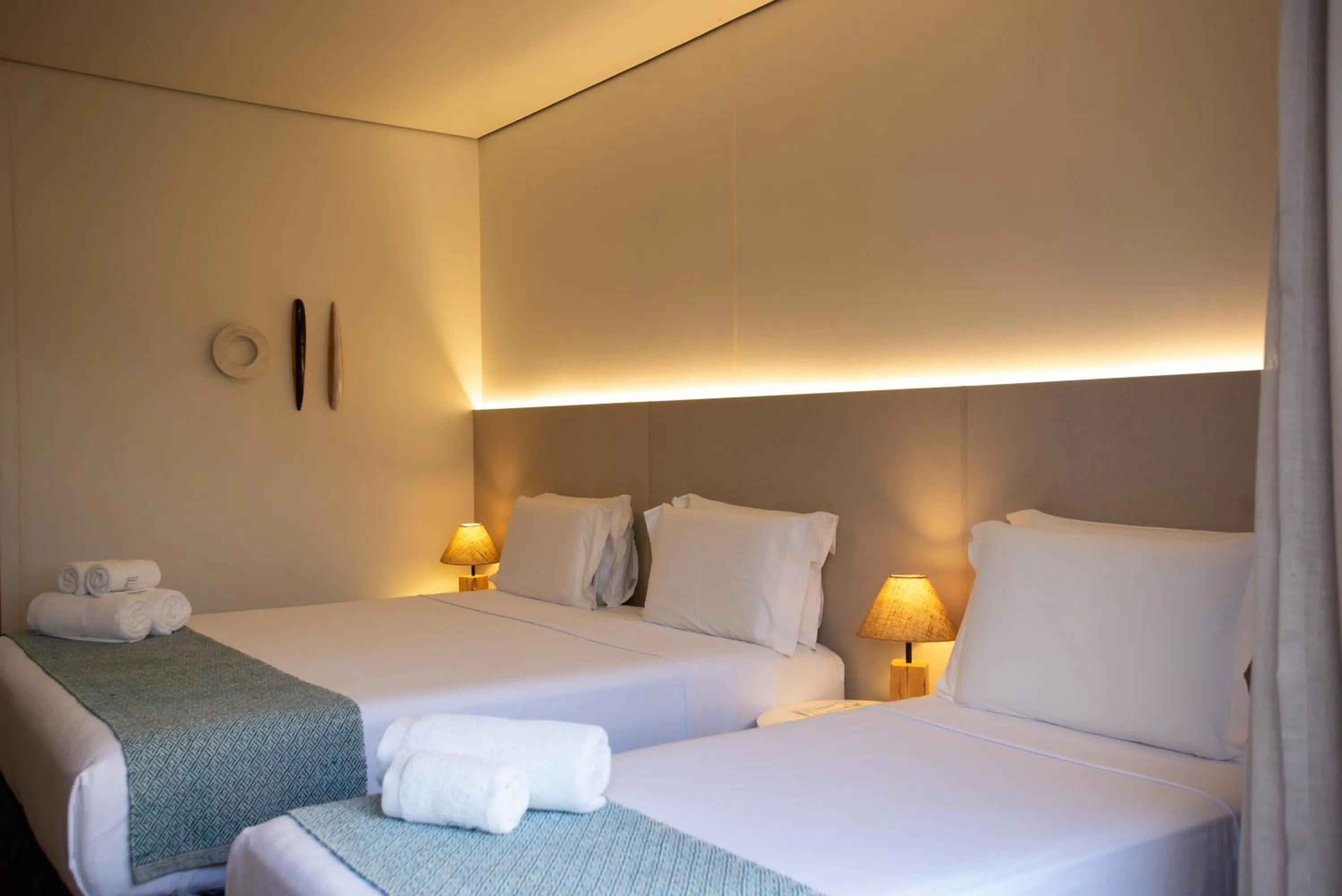 Bed in Pousada Lua Bela