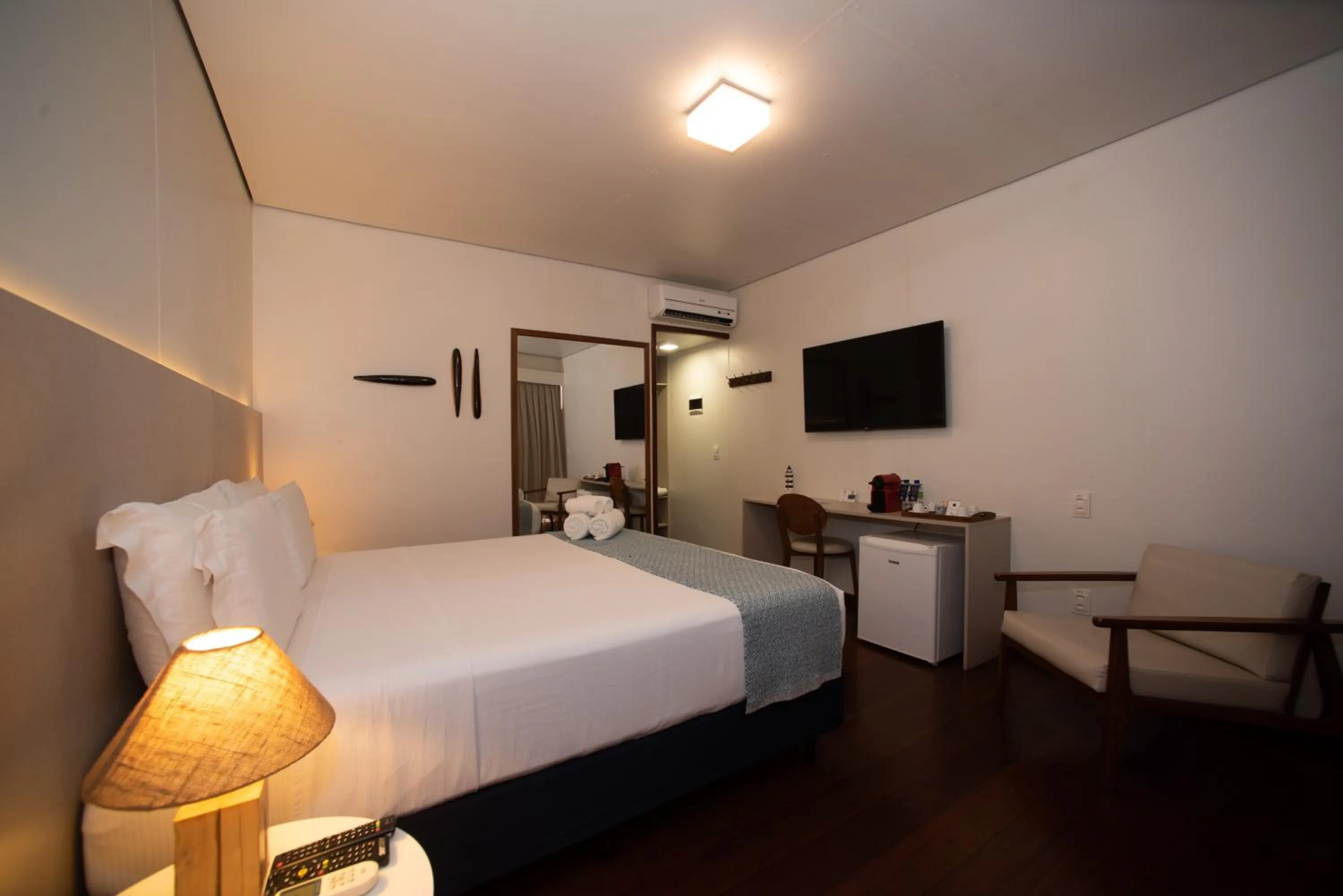 Bed in Pousada Lua Bela