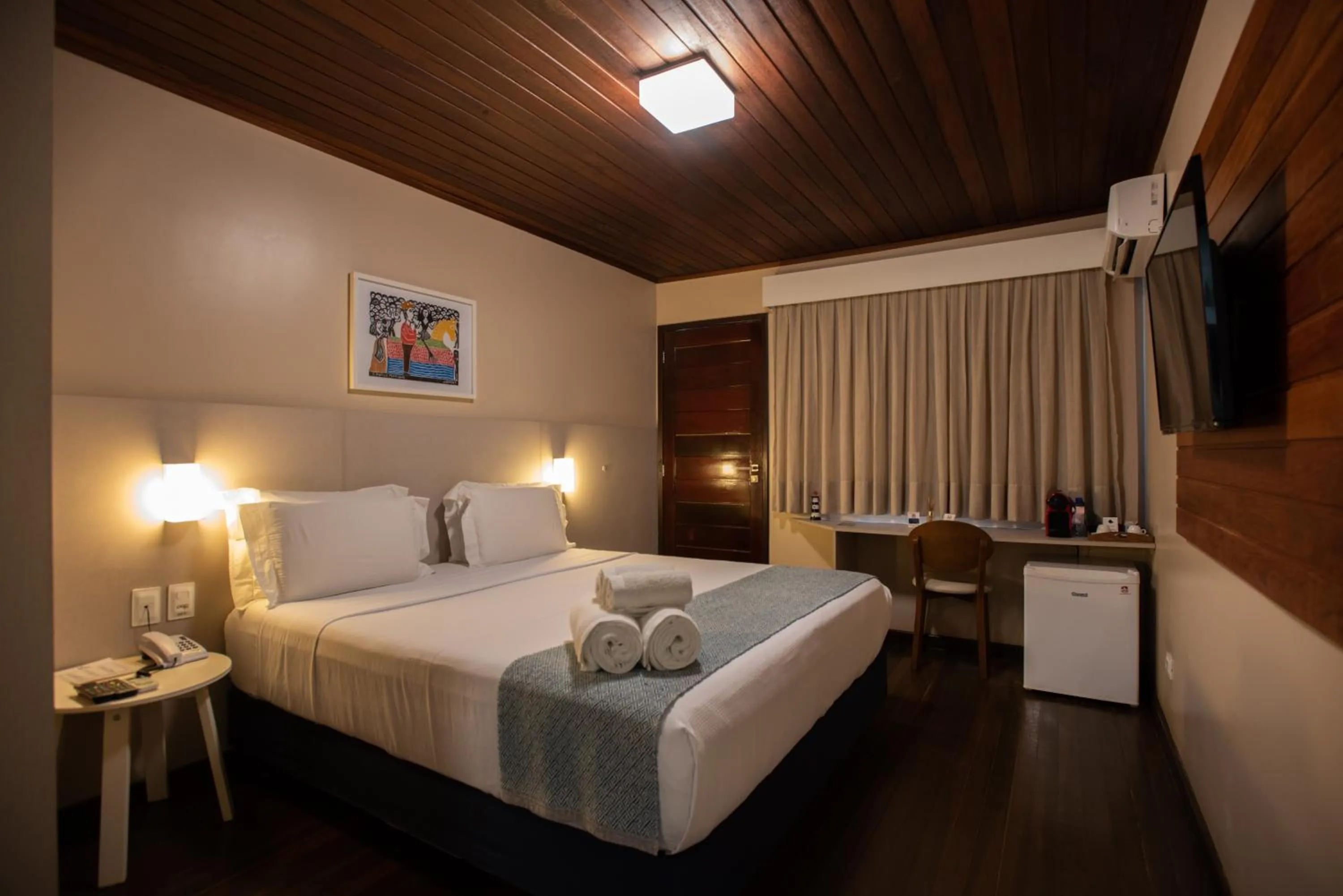 Bed in Pousada Lua Bela