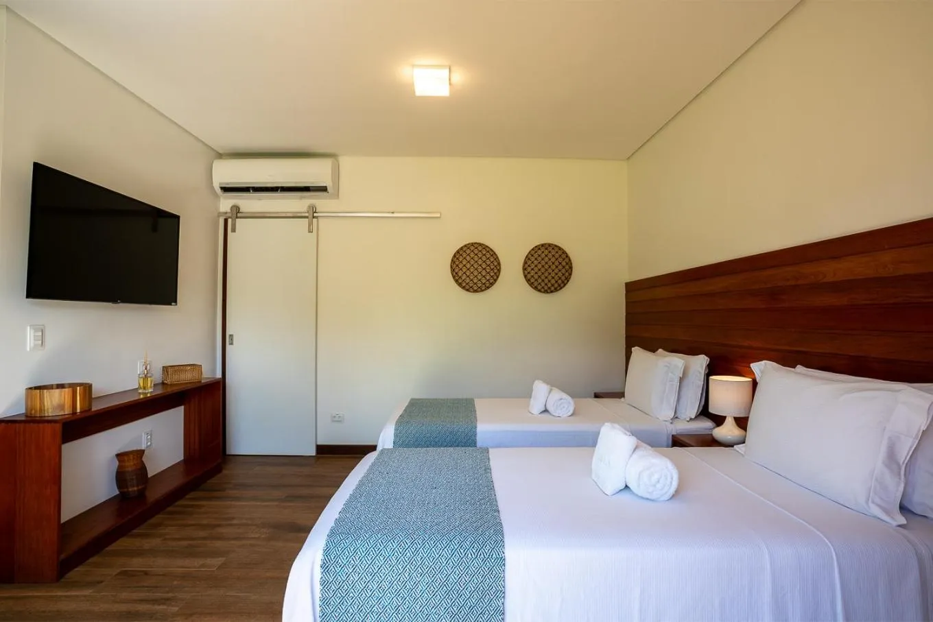 Bed in Pousada Lua Bela