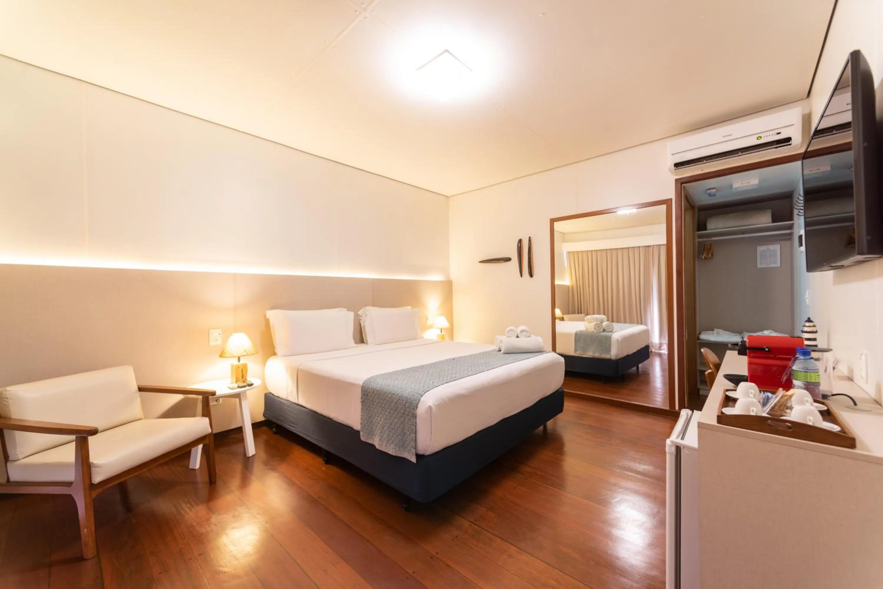 Bed in Pousada Lua Bela