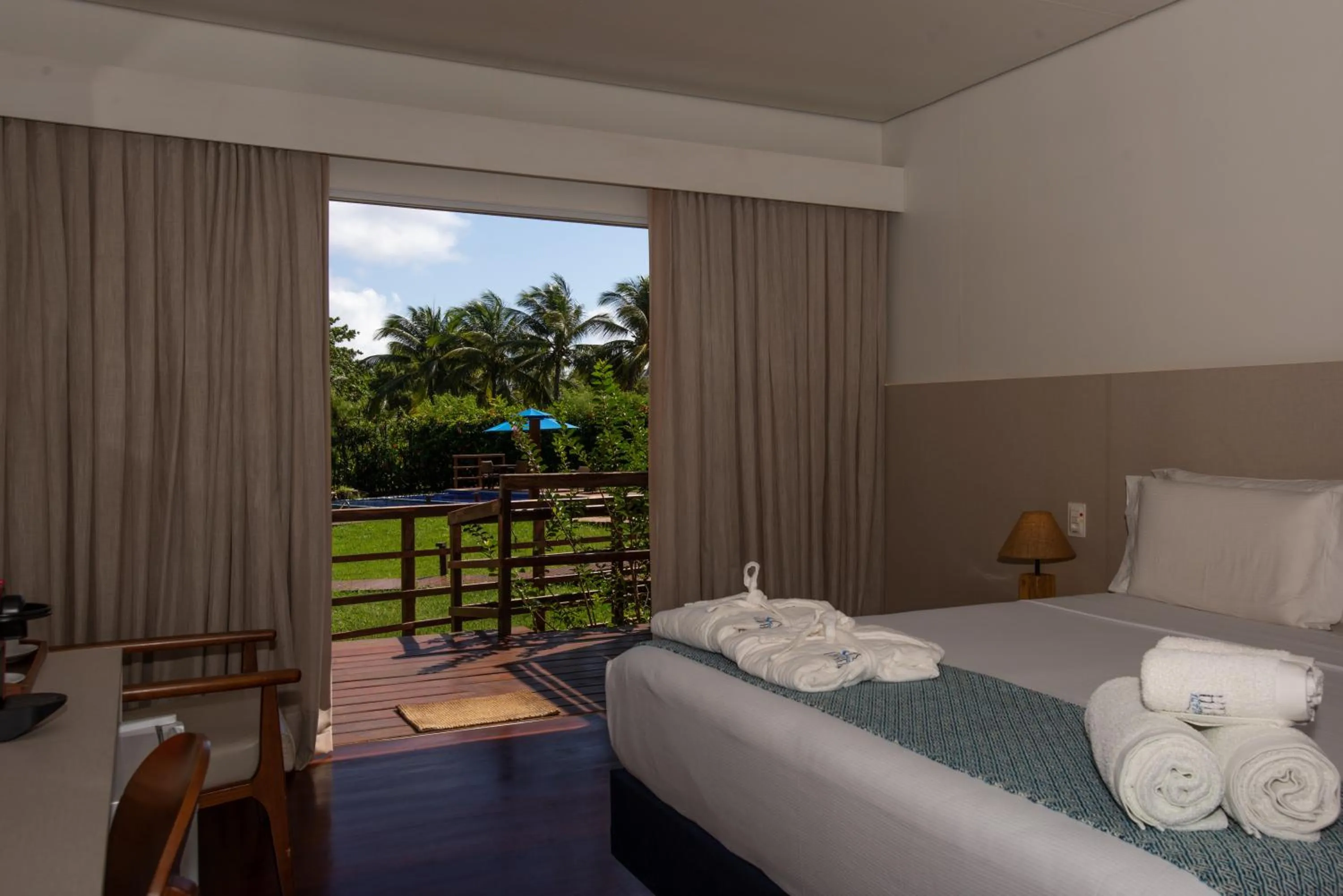 Bed in Pousada Lua Bela