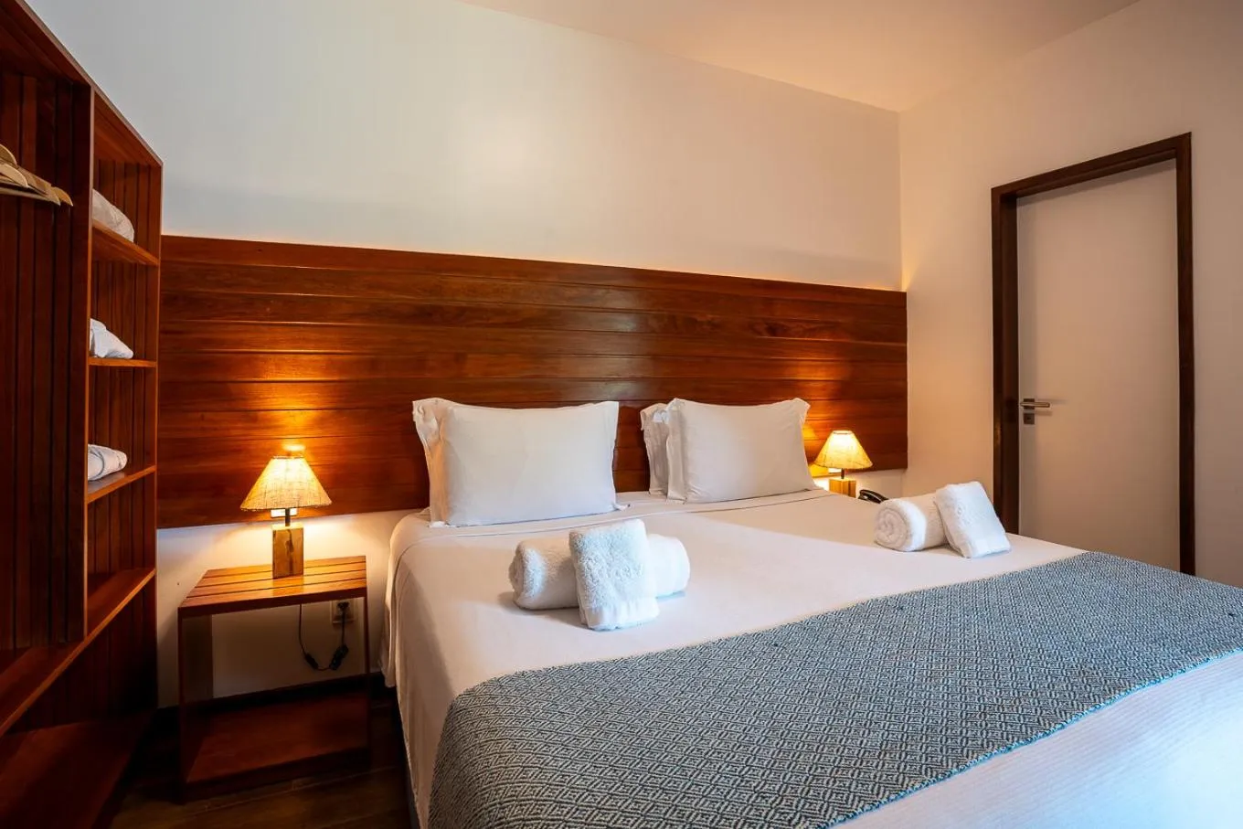 Bed in Pousada Lua Bela