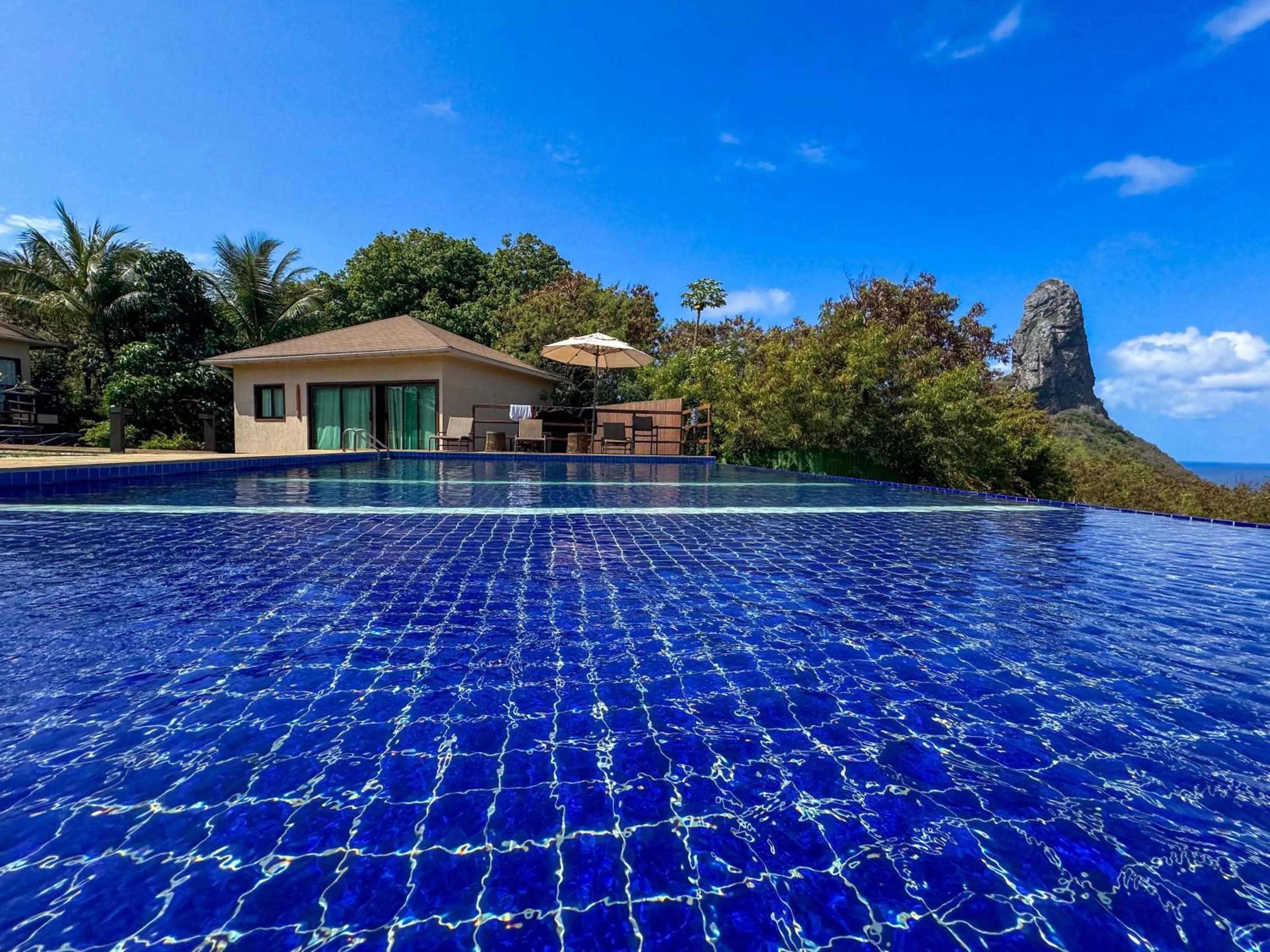 Swimming pool in Pousada Lua Bela