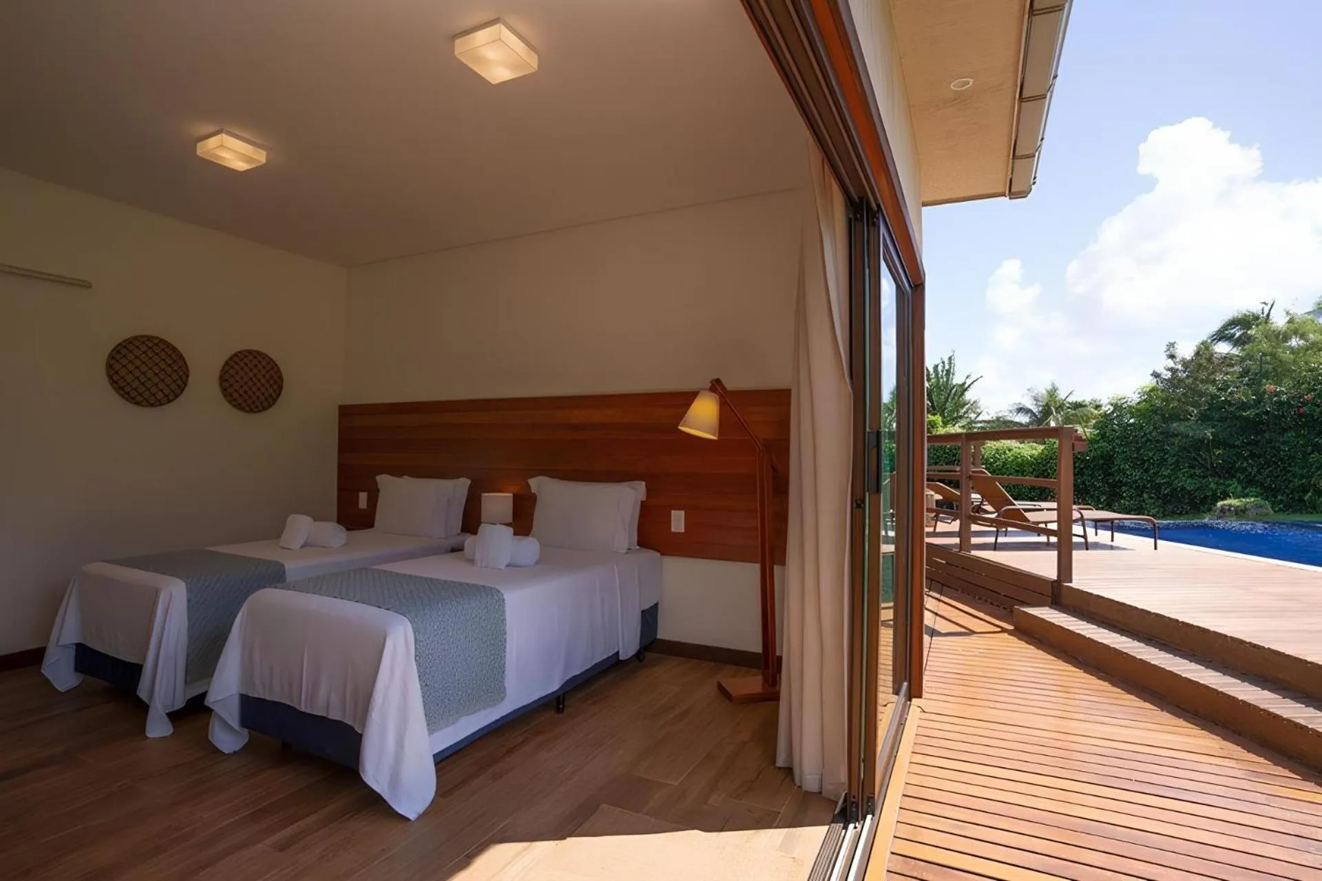 Bed in Pousada Lua Bela