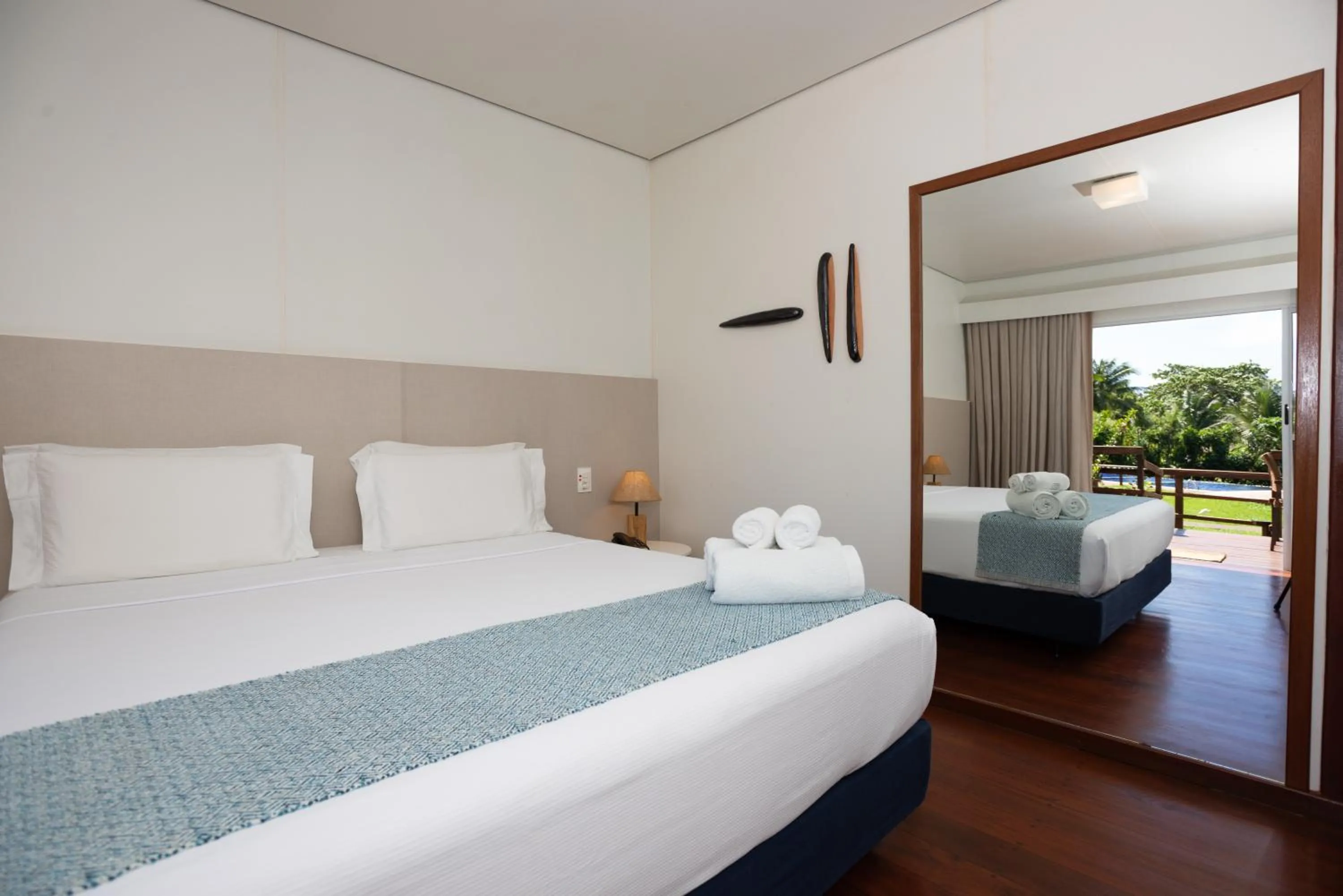 Bed in Pousada Lua Bela